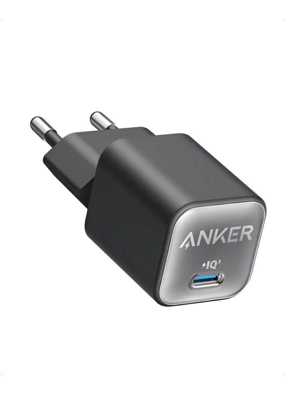 Cargador Anker 511 Nano 3 30w Black Tipo C Carga Rapida-0