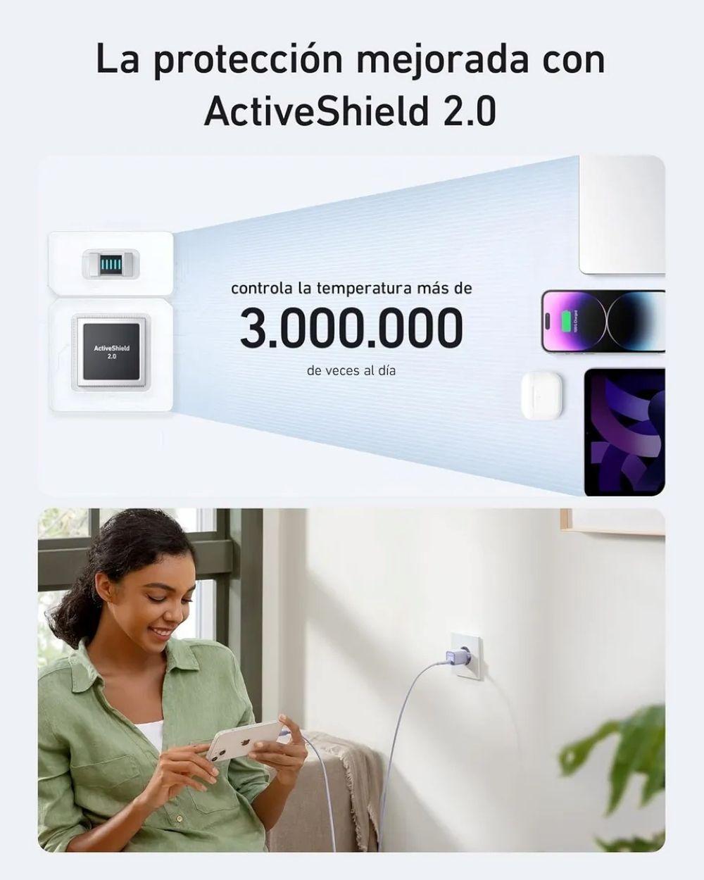 Cargador Anker 511 Nano 3 30w Black Tipo C Carga Rapida-3