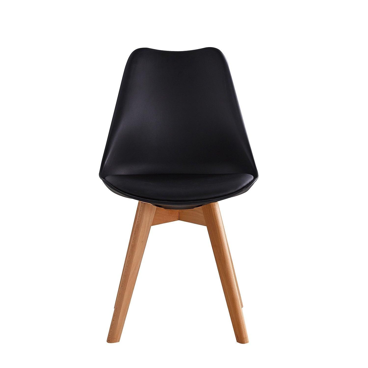 Pack x4 Sillas de Comedor Tulip Negra Midtown-2