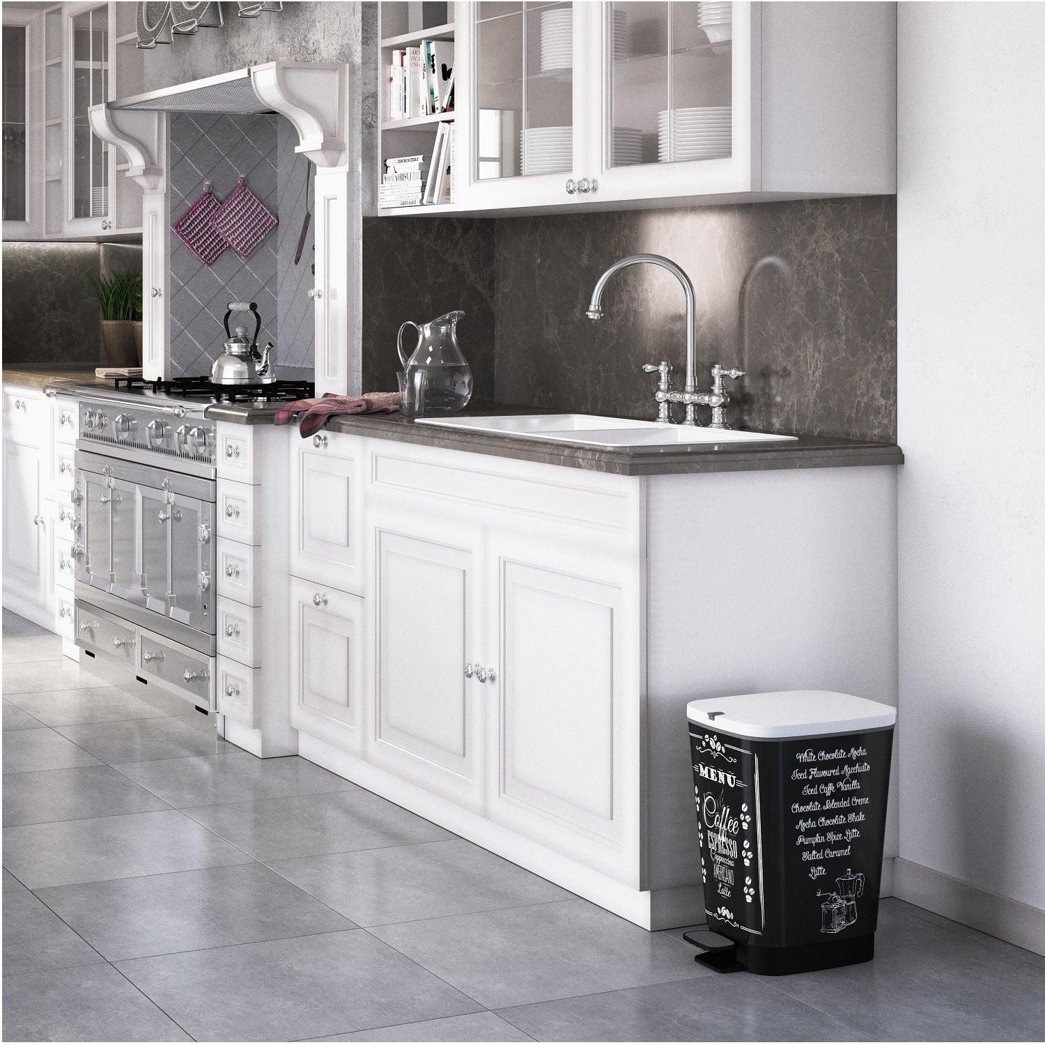 Basurero Chic Bin M Coffee Menu Keter-1