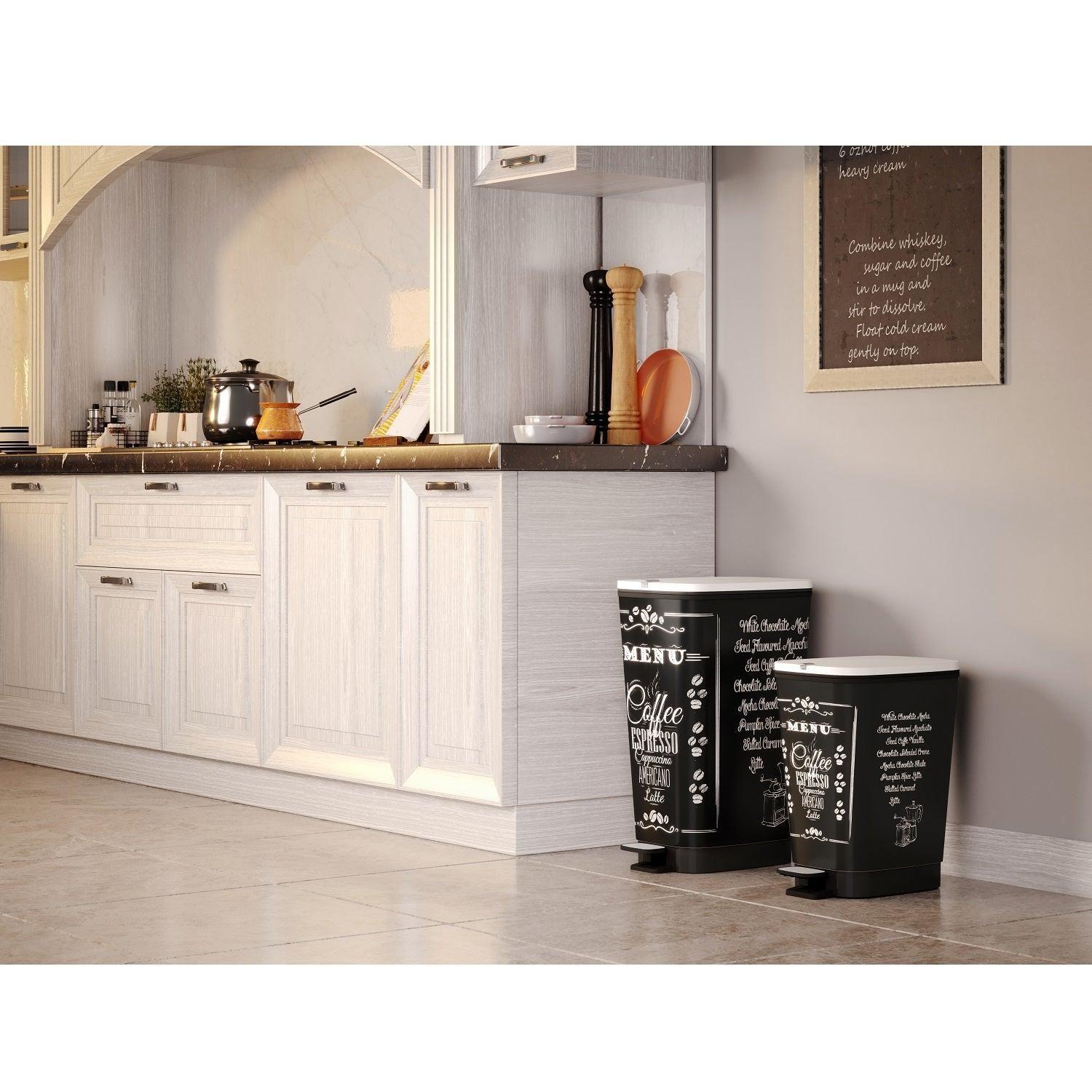 Basurero Chic Bin M Coffee Menu Keter-2