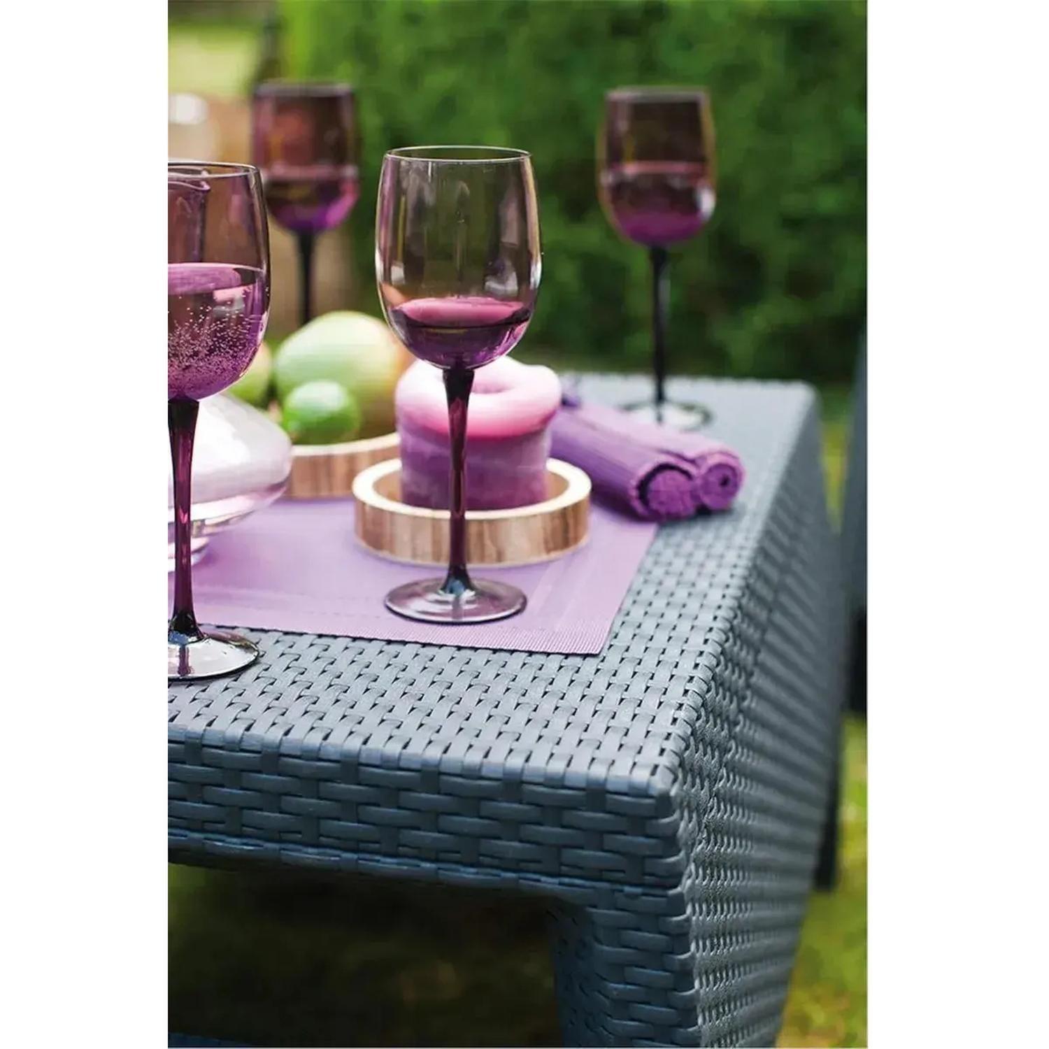 Juego de Terraza Living Jardin 3 Cuerpos Corfu Grafito-5