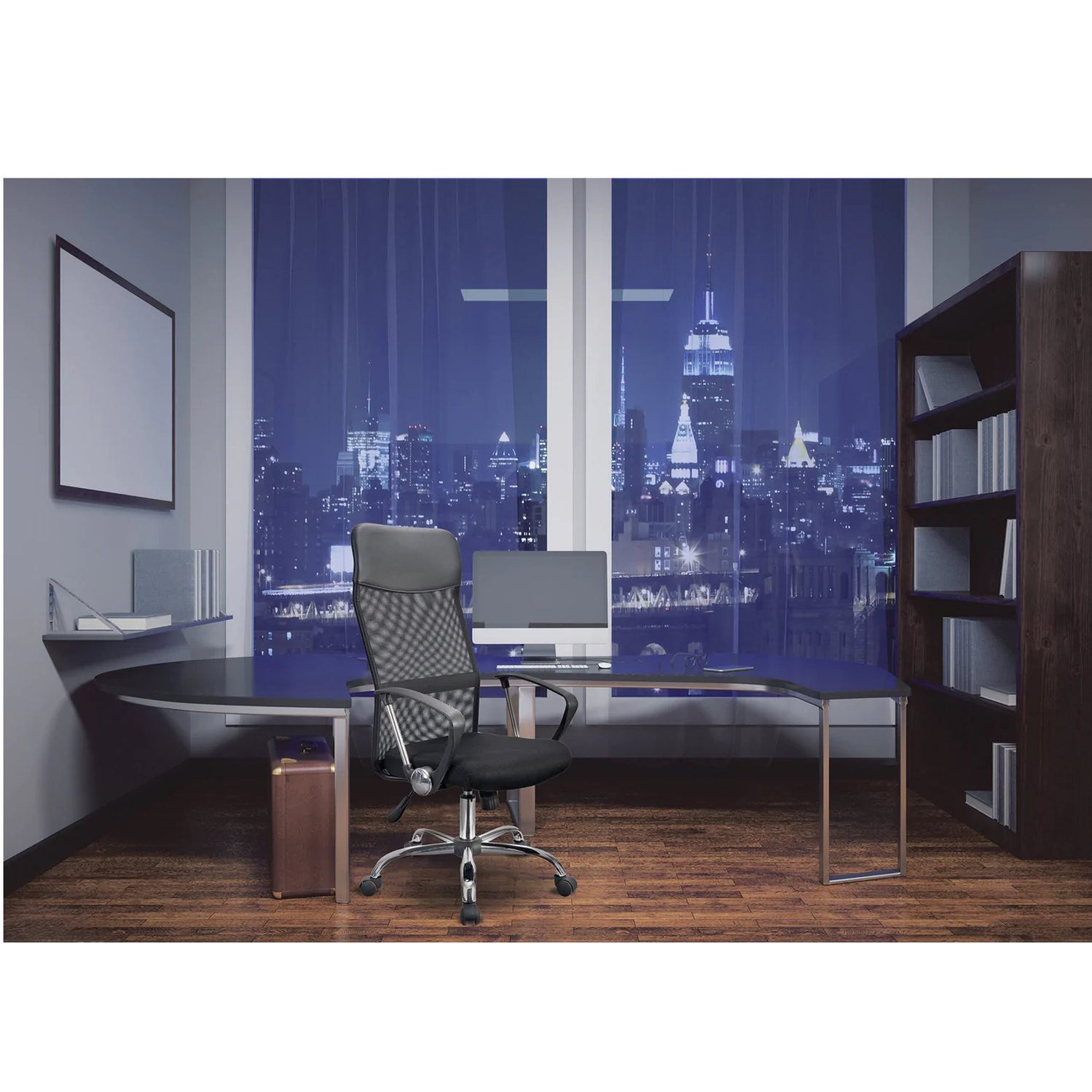 Silla de Oficina PC Escritorio Alta Mesh Midtown-2