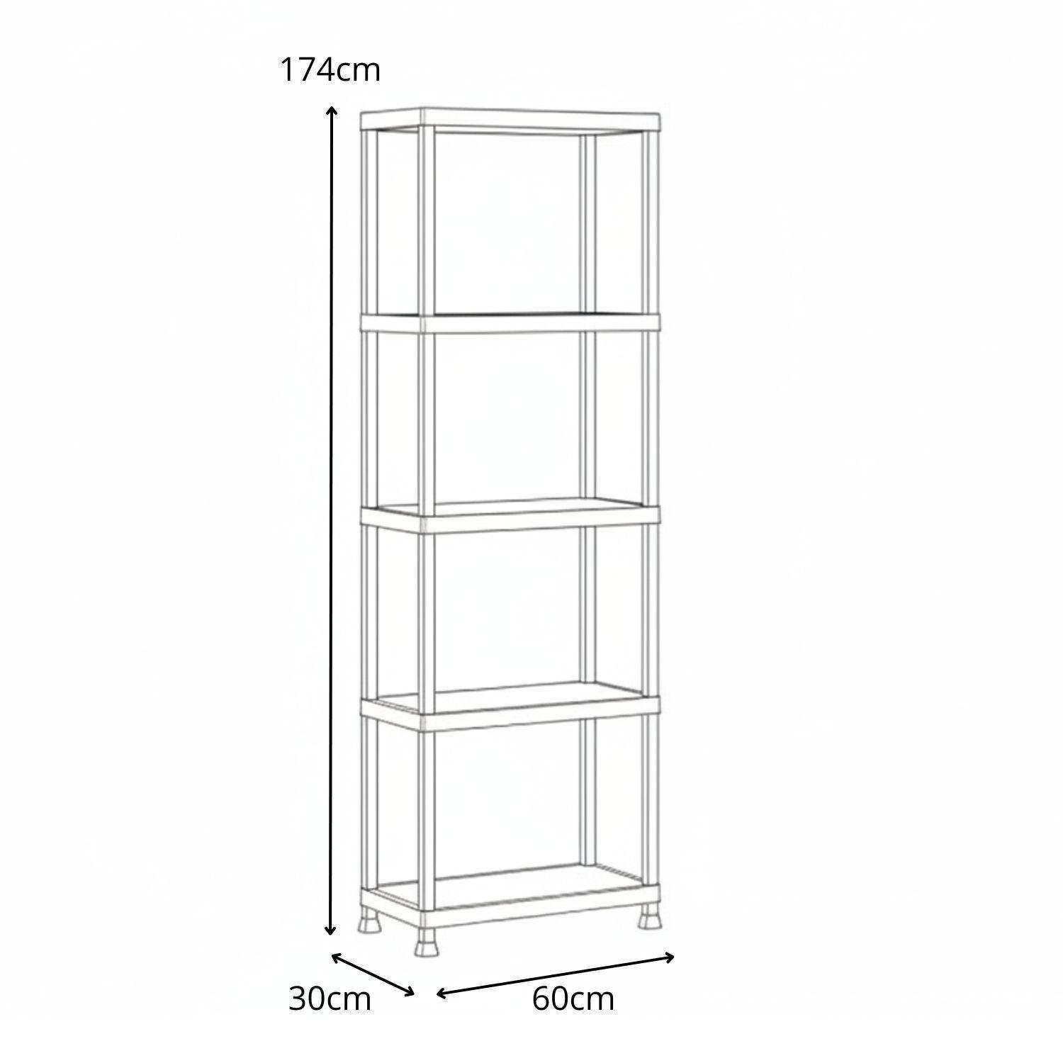 Estantería Plus 60/5 Keter-3