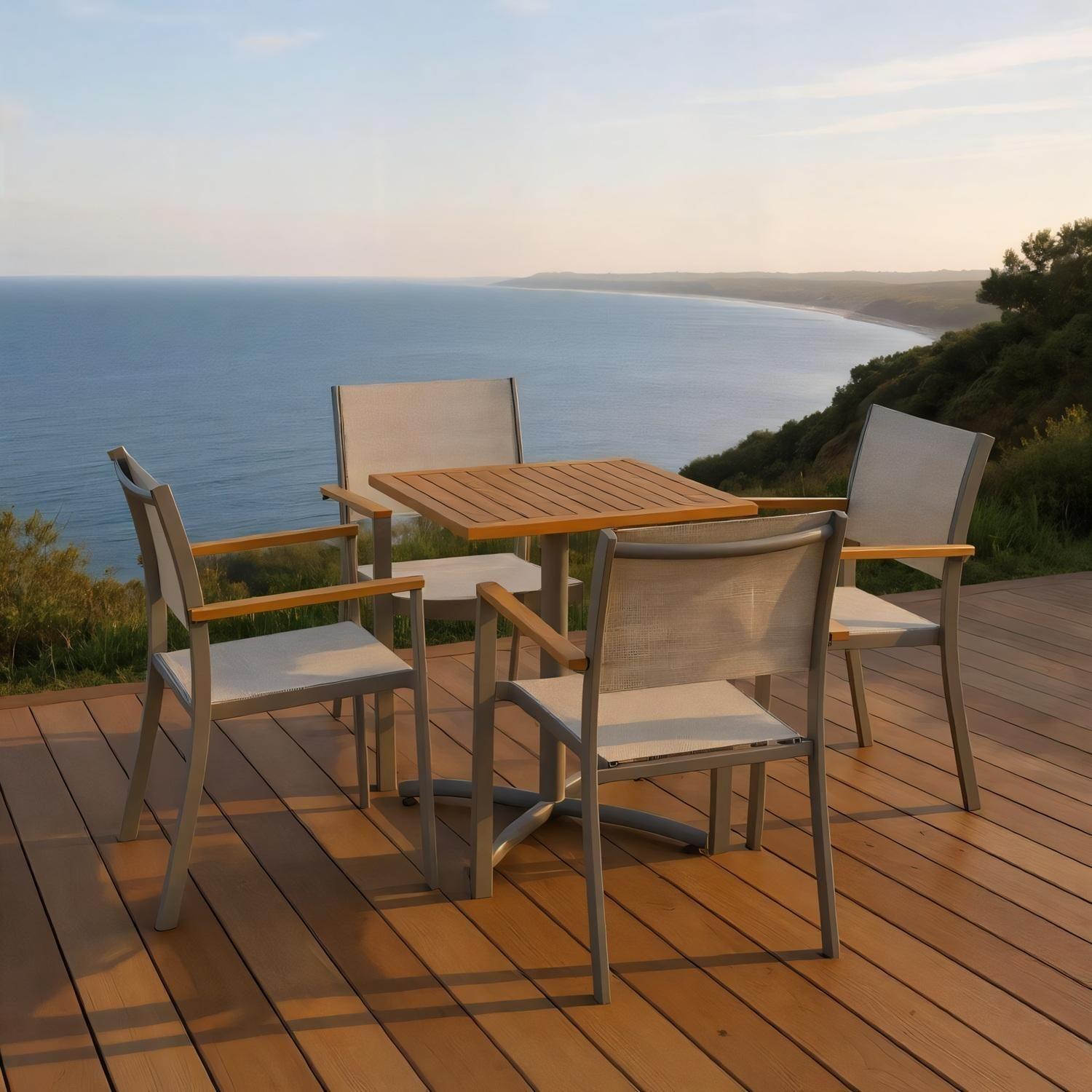 Sillas Exterior Tagula Gris Claro x4 Midtown-3