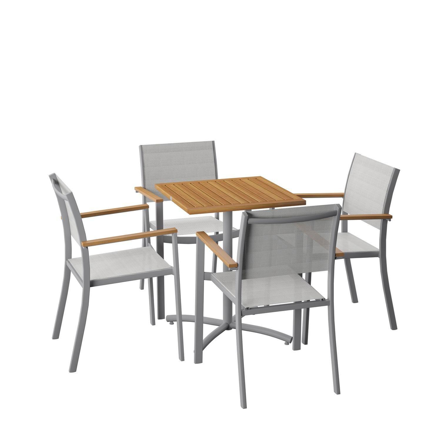 Sillas Exterior Tagula Gris Claro x4 Midtown-1