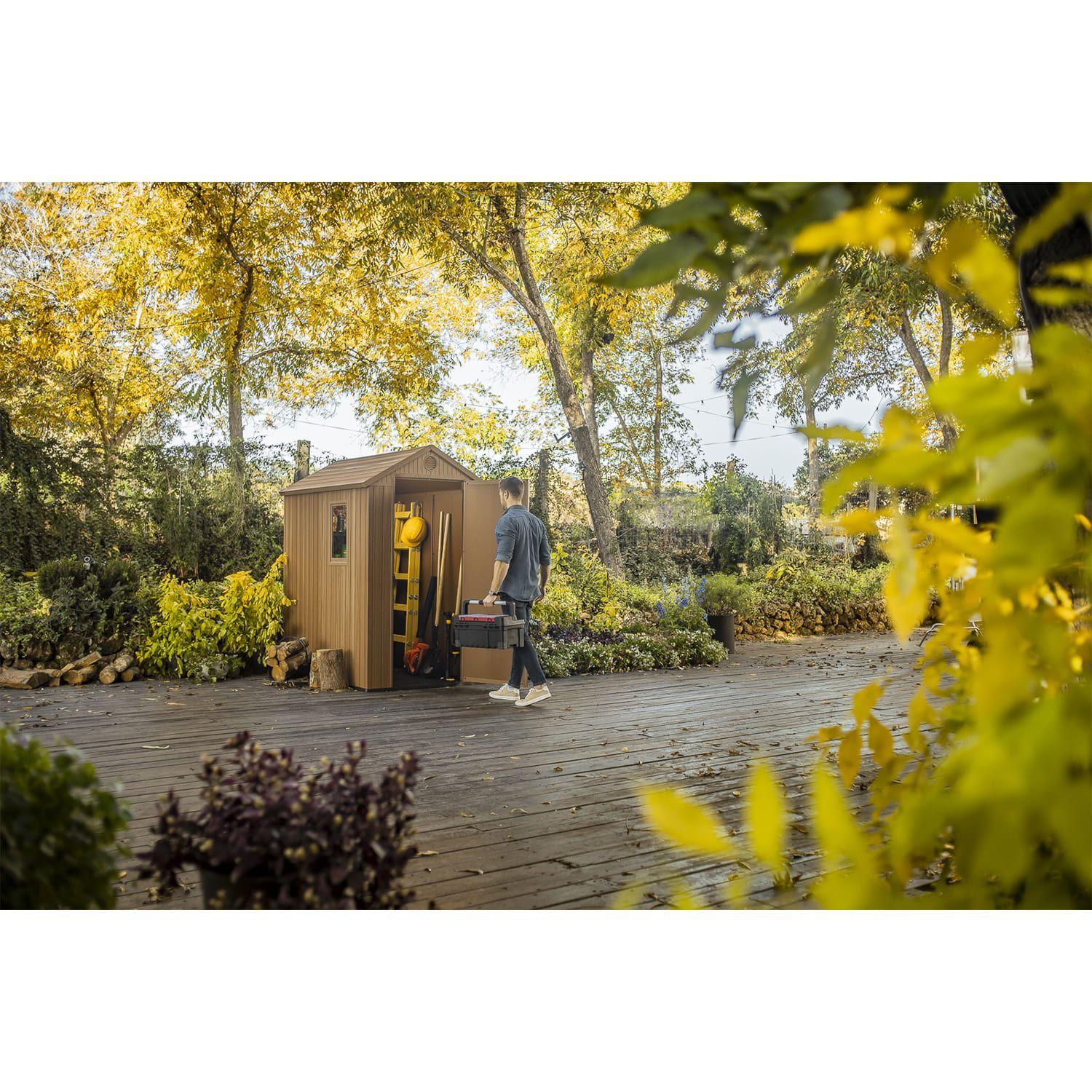 Bodega De Jardín Darwin 4x6 Keter - 205x184x126 Cm-10