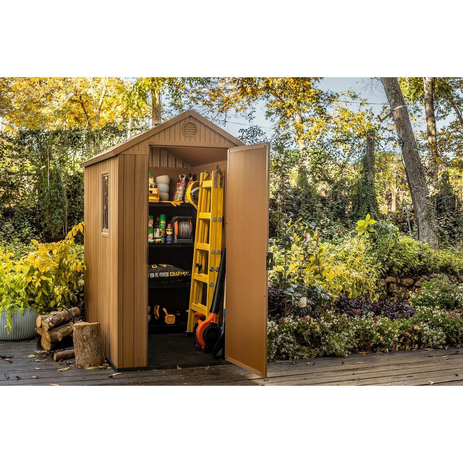 Bodega De Jardín Darwin 4x6 Keter - 205x184x126 Cm-3