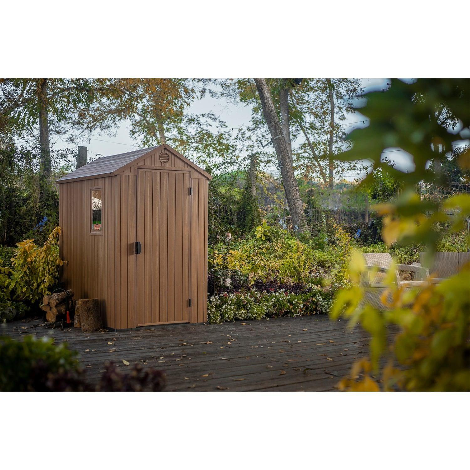 Bodega De Jardín Darwin 4x6 Keter - 205x184x126 Cm-8