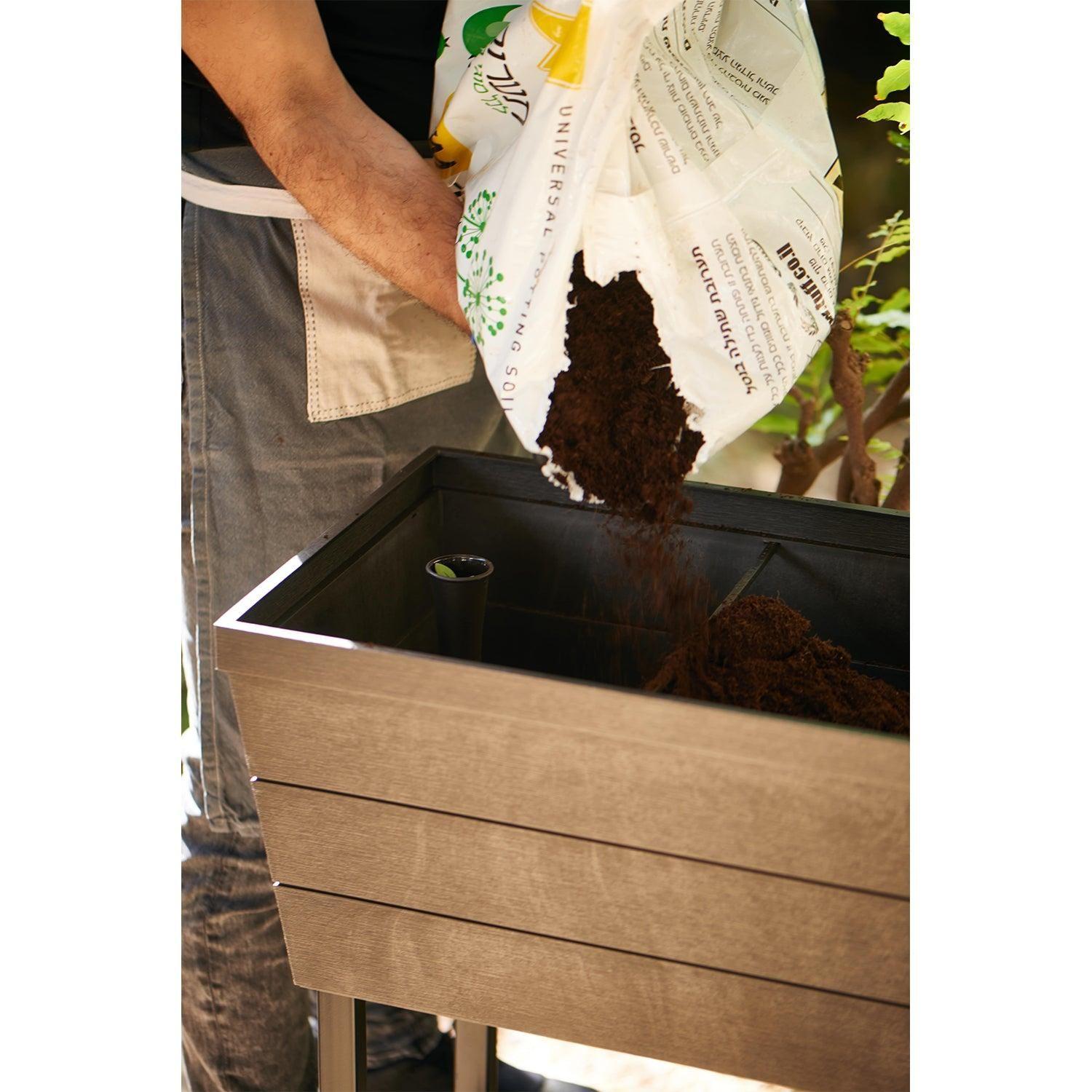 Jardinero Macetero Huerto Urban Bloomer Keter-6