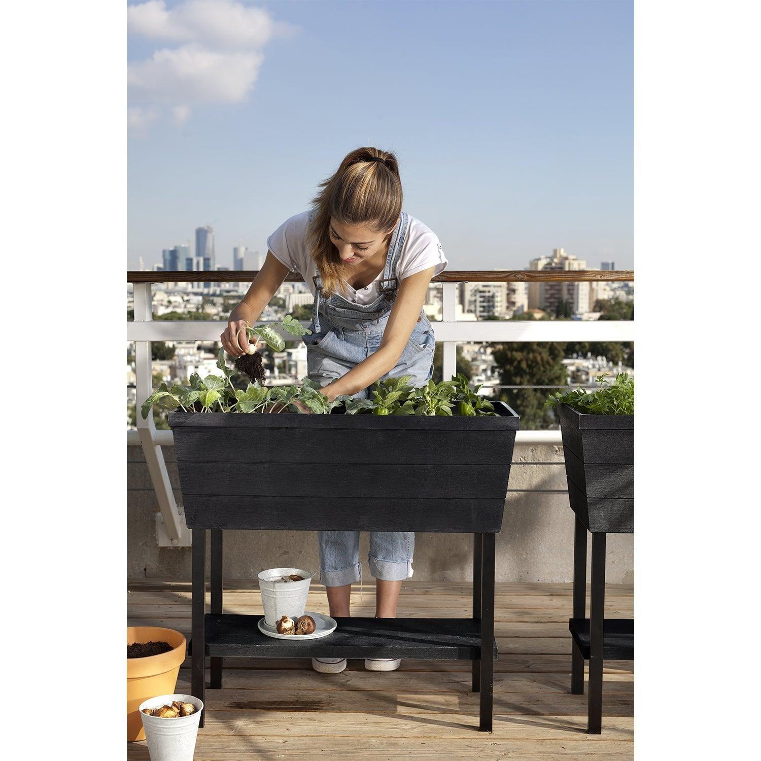 Jardinero Macetero Huerto Urban Bloomer Keter-9