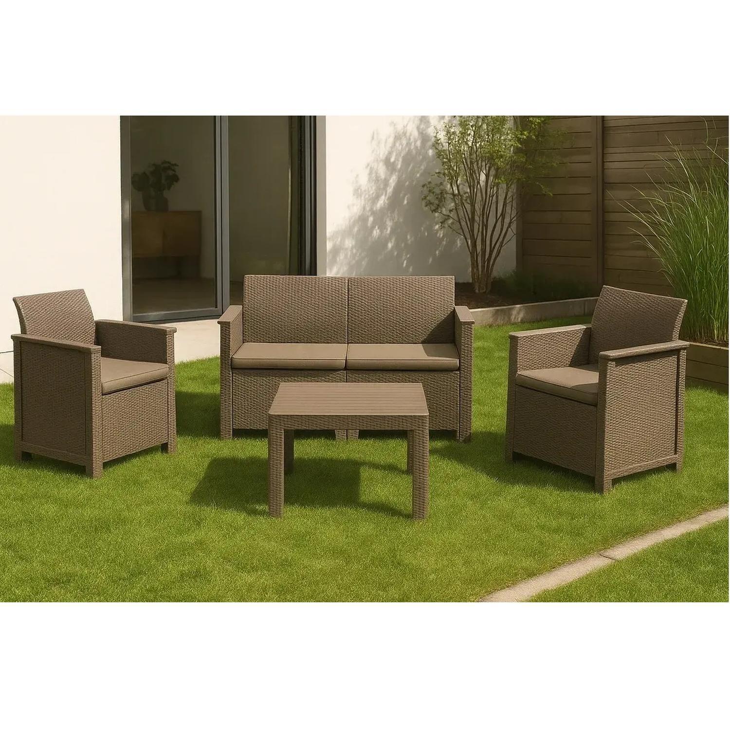Set de Jardin Emma Cappuccino Keter-3