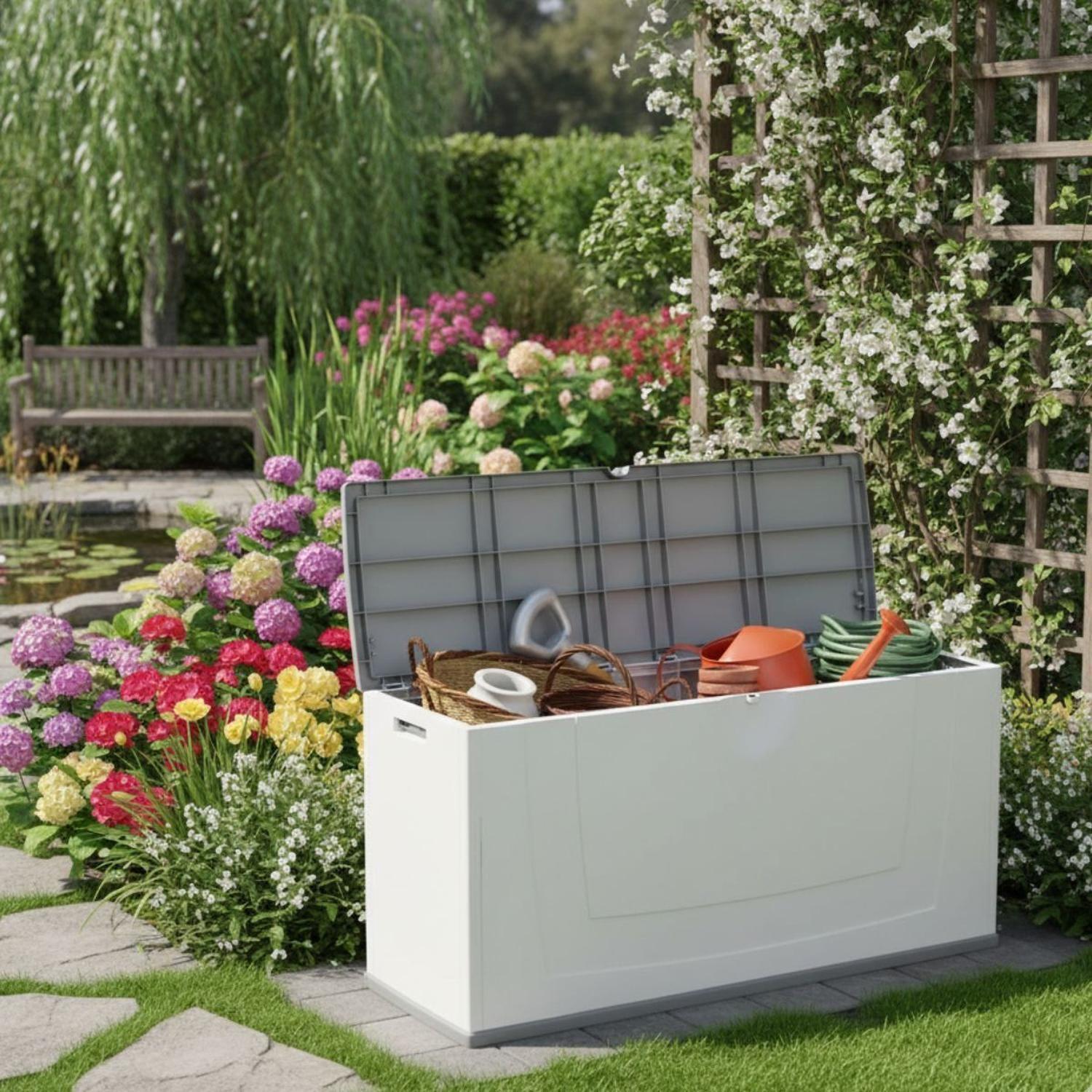 Baúl Organizador Exterior o Interior Karisma Blanco-4