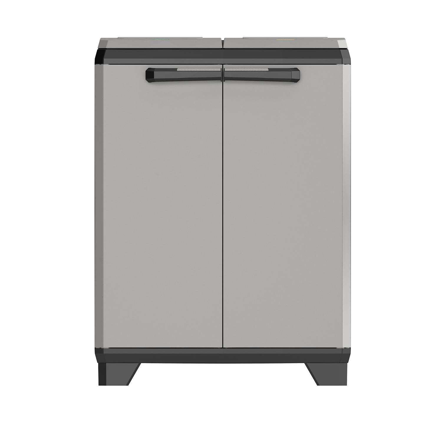 Gabinete Separador de Residuos Reciclaje Split Premium-2