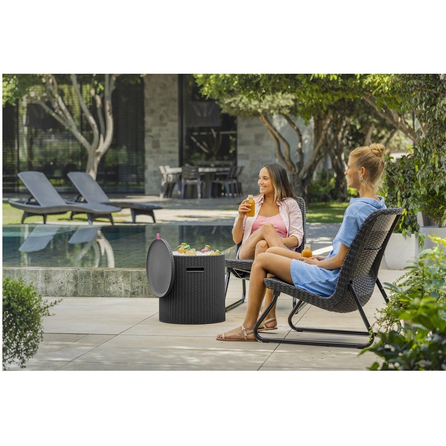 Mesa Cooler de Terraza Jardín Cool Stool-3