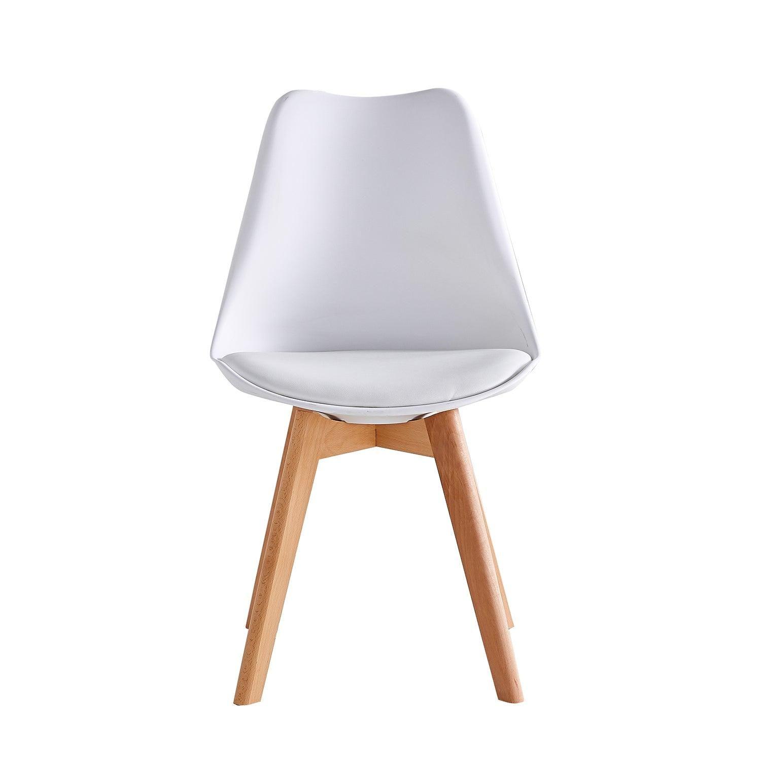 Pack x4 Sillas de Comedor Tulip Blanca Midtown-2