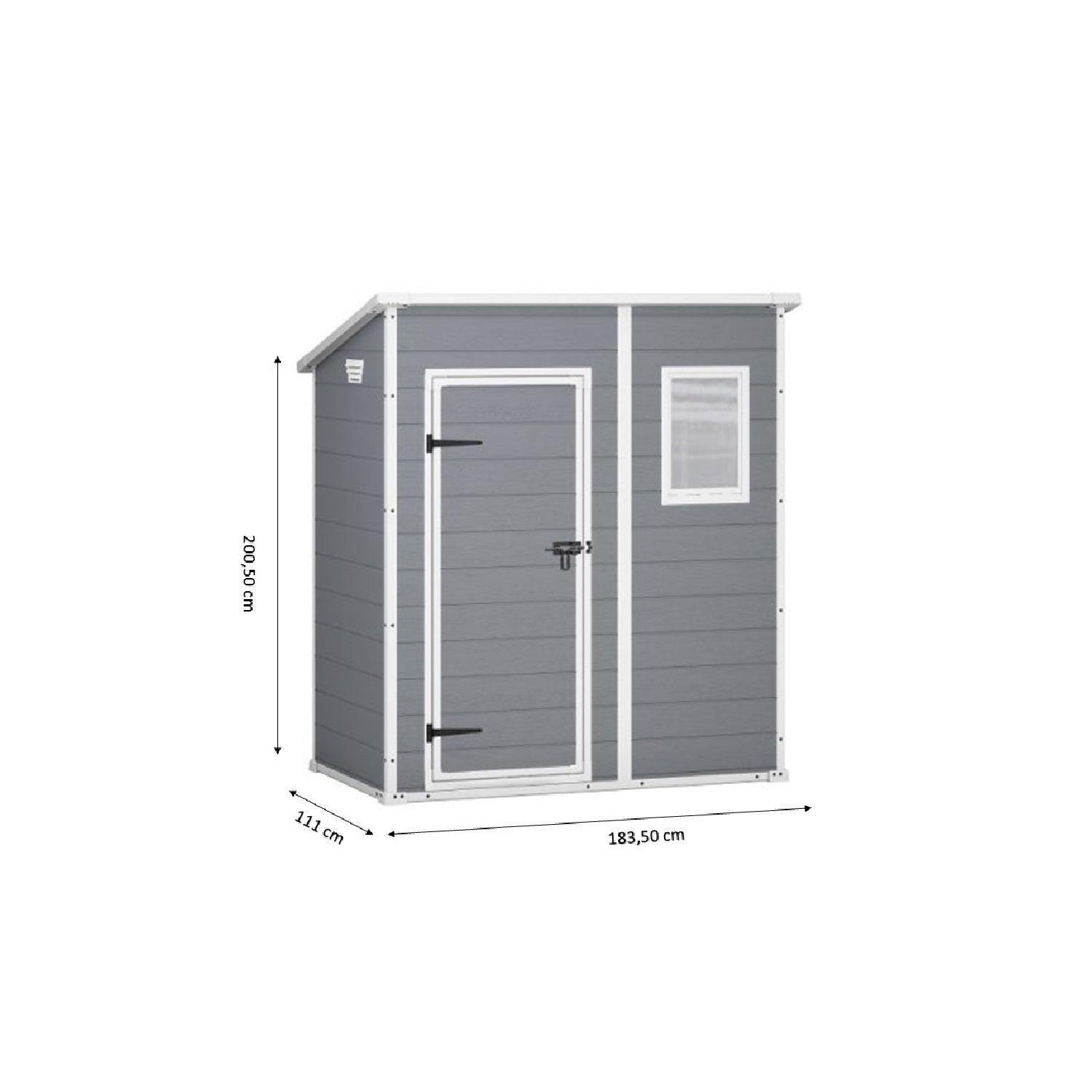 Bodega De Jardín Manor Pent 6x4 Keter - 200x183x111 Cm-4
