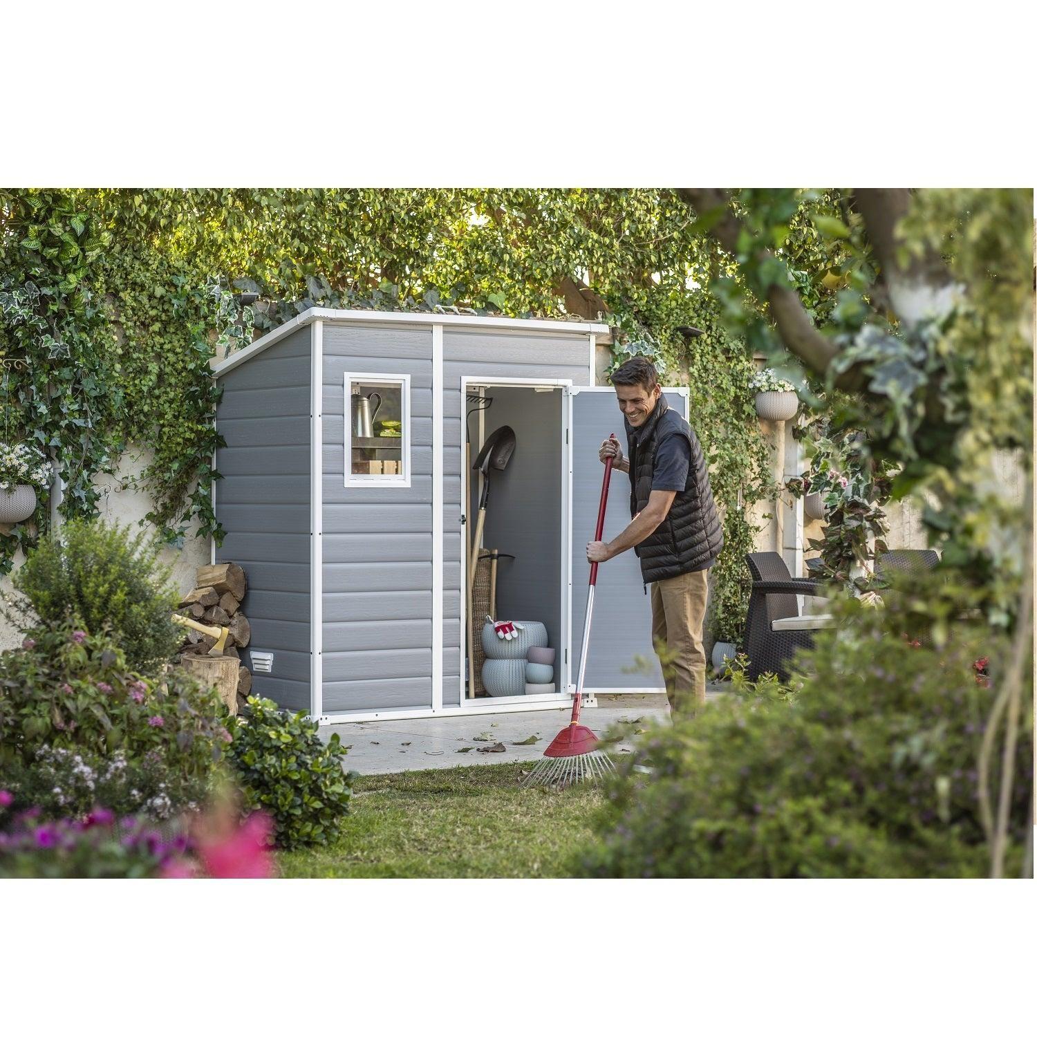 Bodega De Jardín Manor Pent 6x4 Keter - 200x183x111 Cm-5