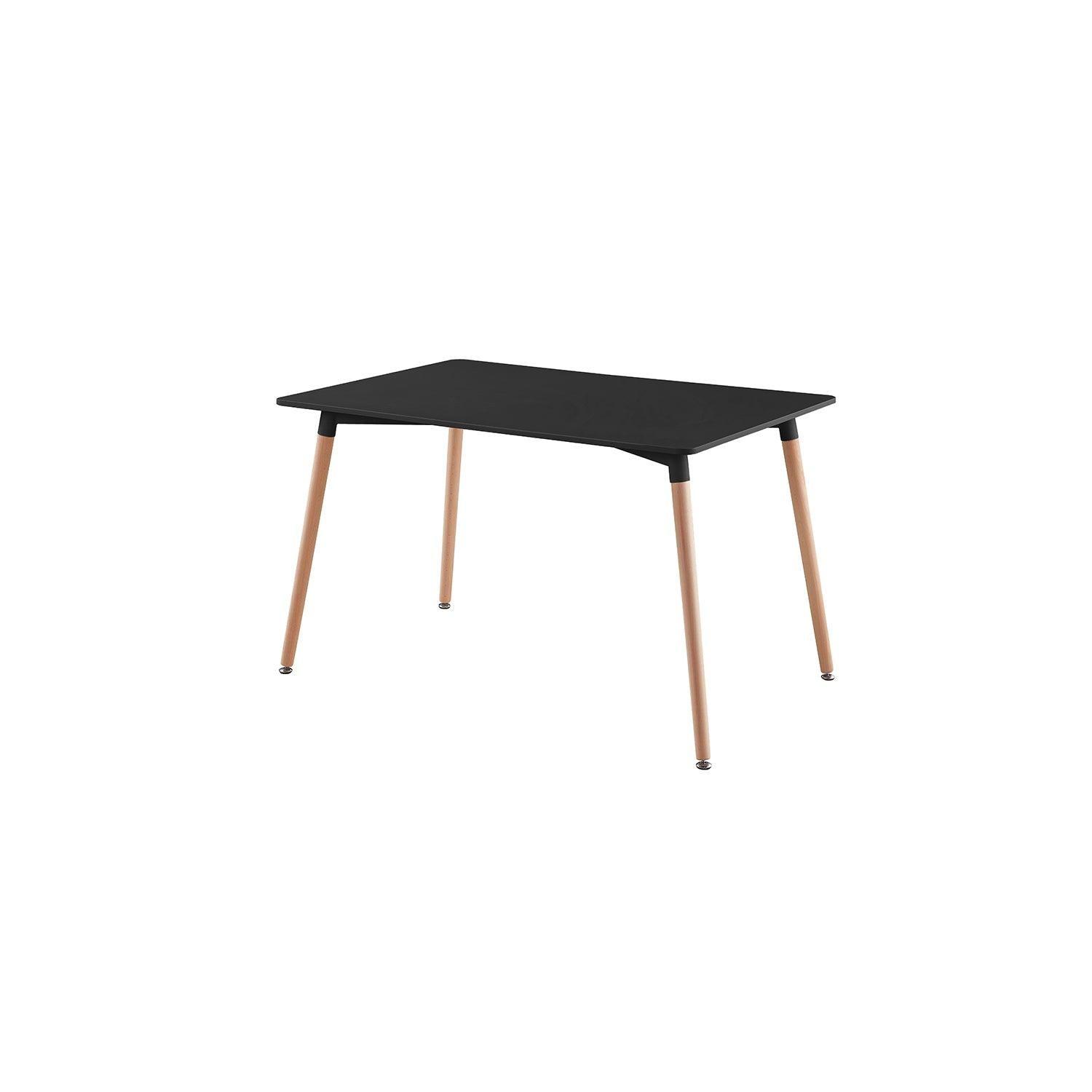 Mesa de comedor Nordica Escadinava Negra Midtown-0