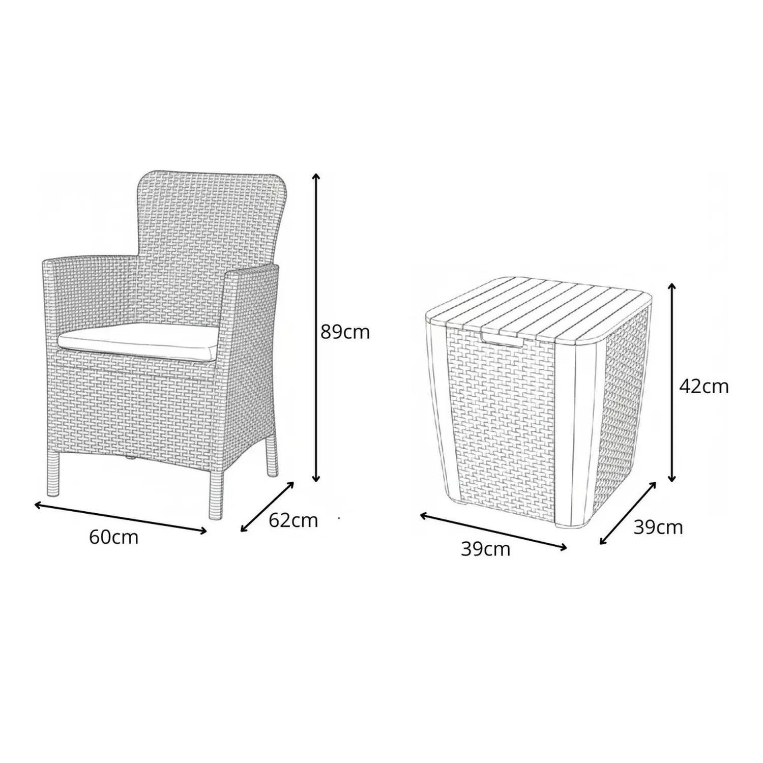 Set de Balcon Iowa Keter-6