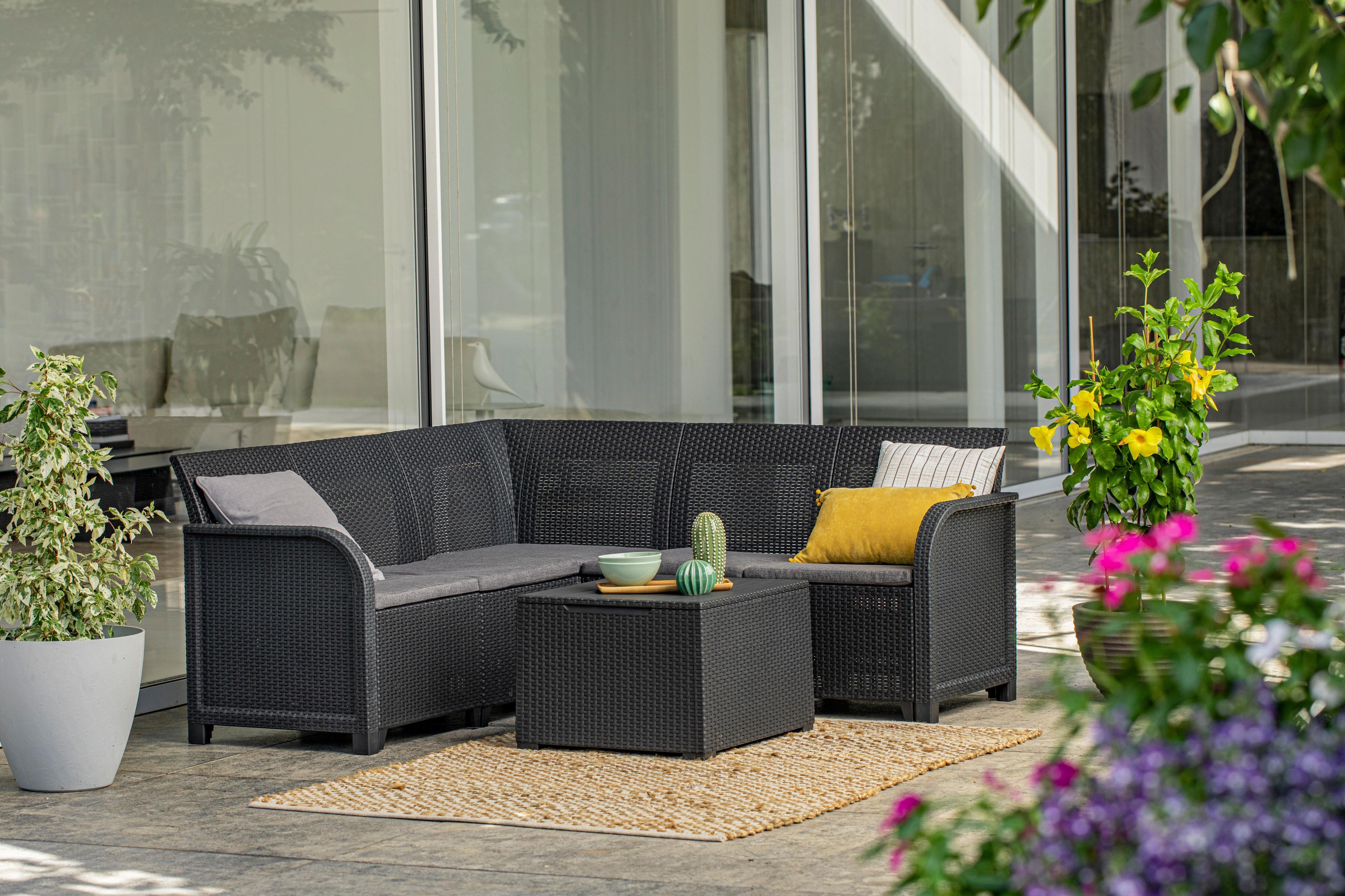 Juego de Terraza Living Jardin Rosalie Corner Storage-4