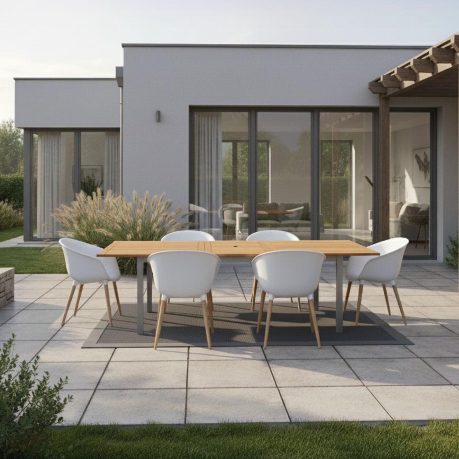 Mesa Extensible Kingsbury-Lynx Rectangular 180-240cm Midtown-4