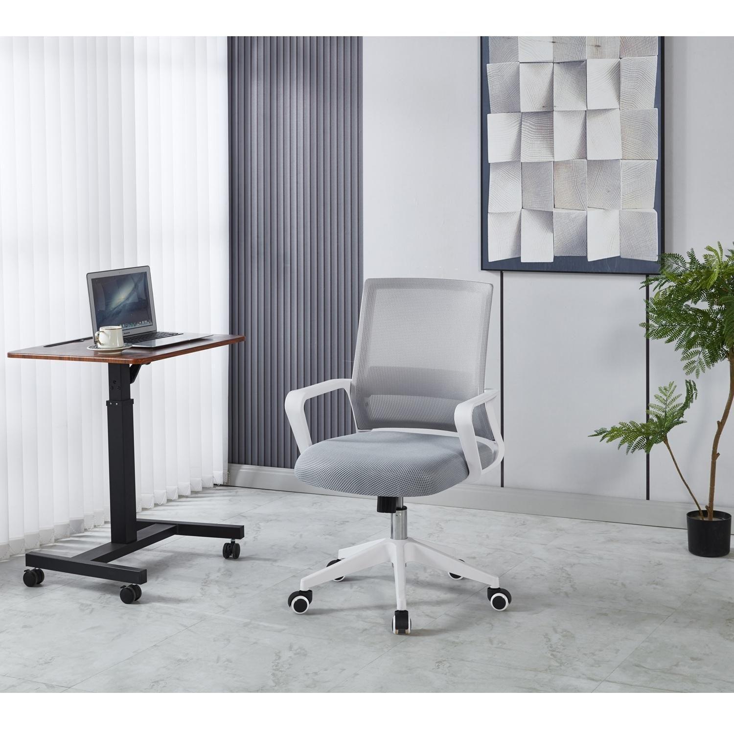 Silla De Oficina Ergonomica Mesh Blanca-5