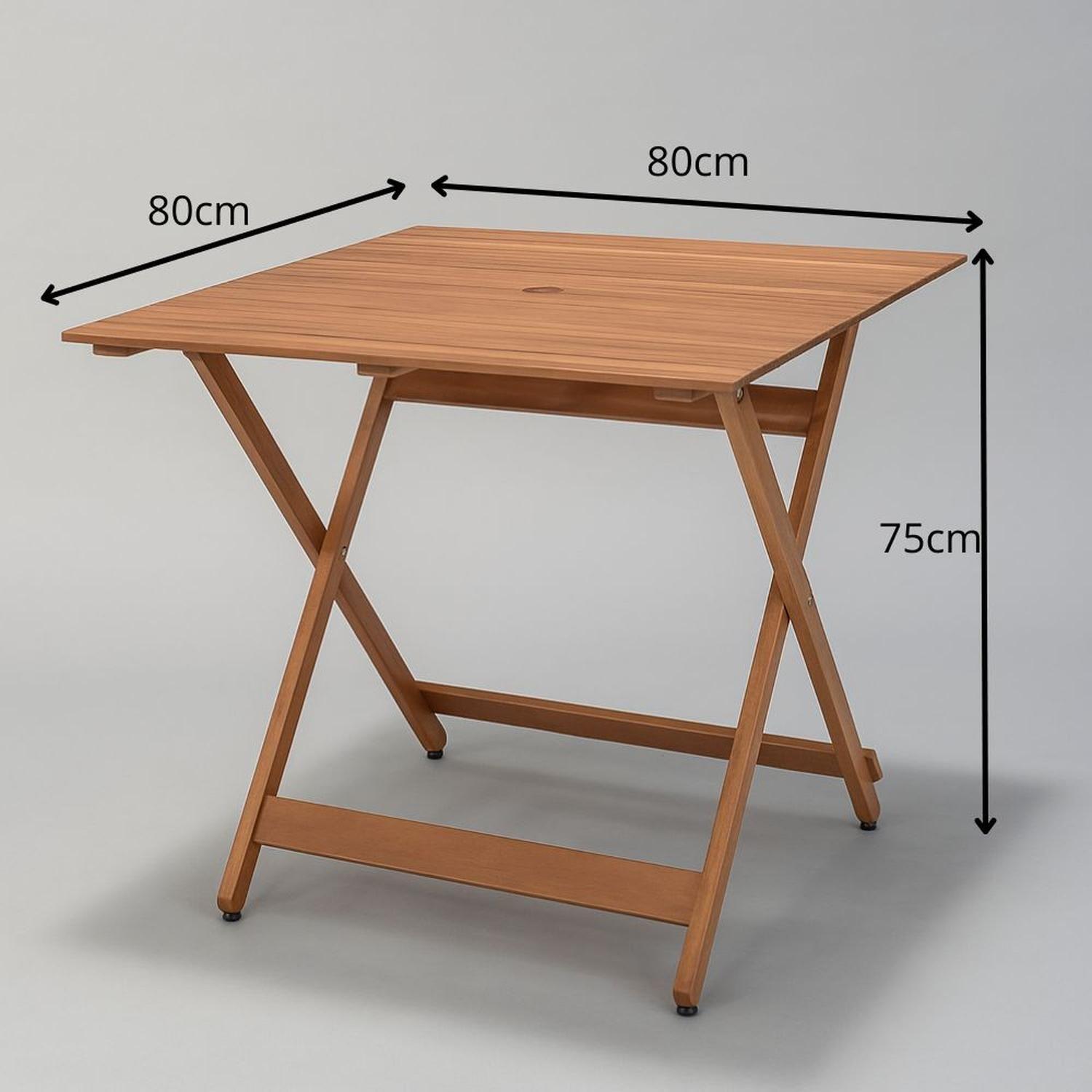 Mesa de Terraza Madera Plegable Manda Midtown-2