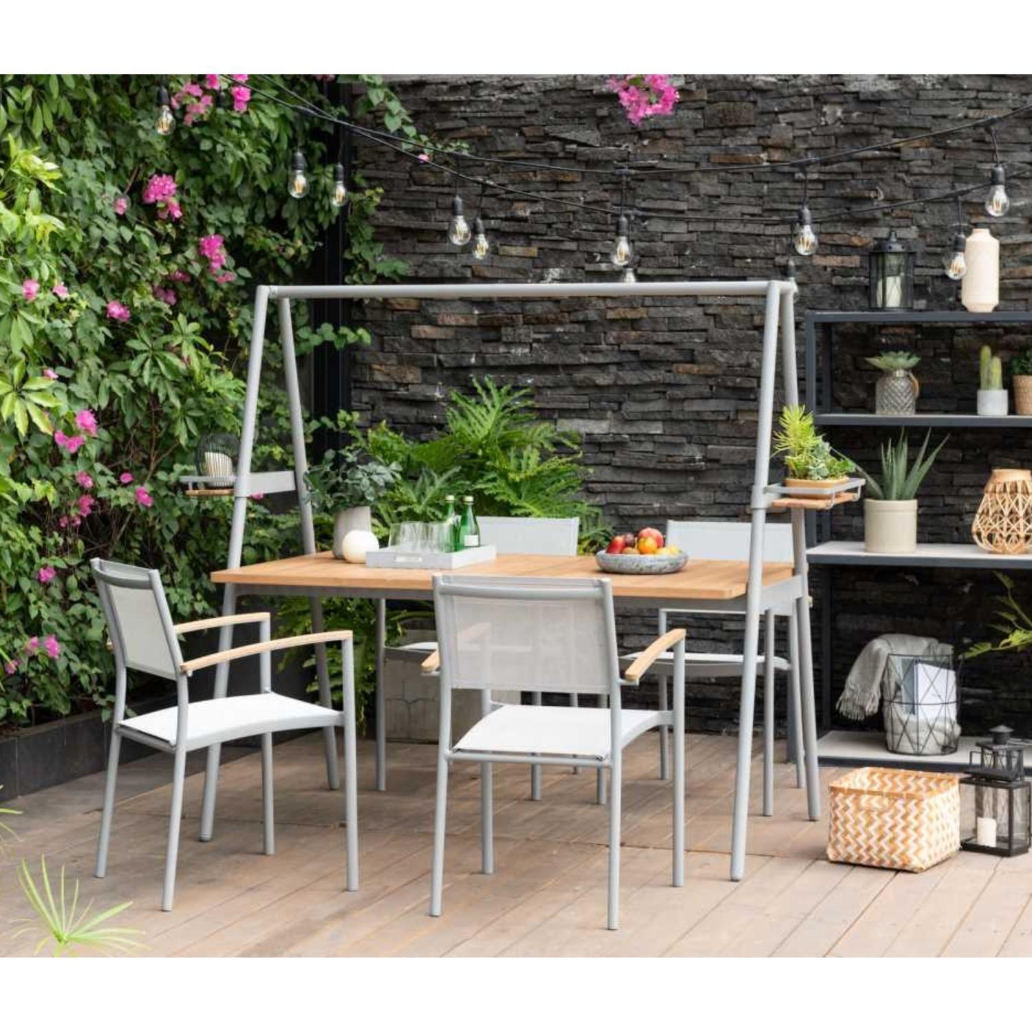 Juego de Terraza Comedor Copenhagen Madera Midtown-3