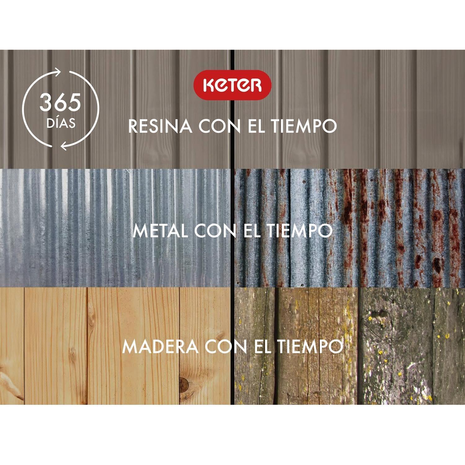 Bodega de Jardín Manor Gris Oscuro 6x5 Keter-2