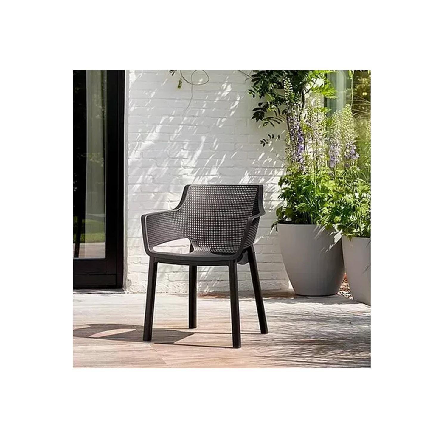 Set De 6 Sillas Terraza Plastico Elisa Keter-2