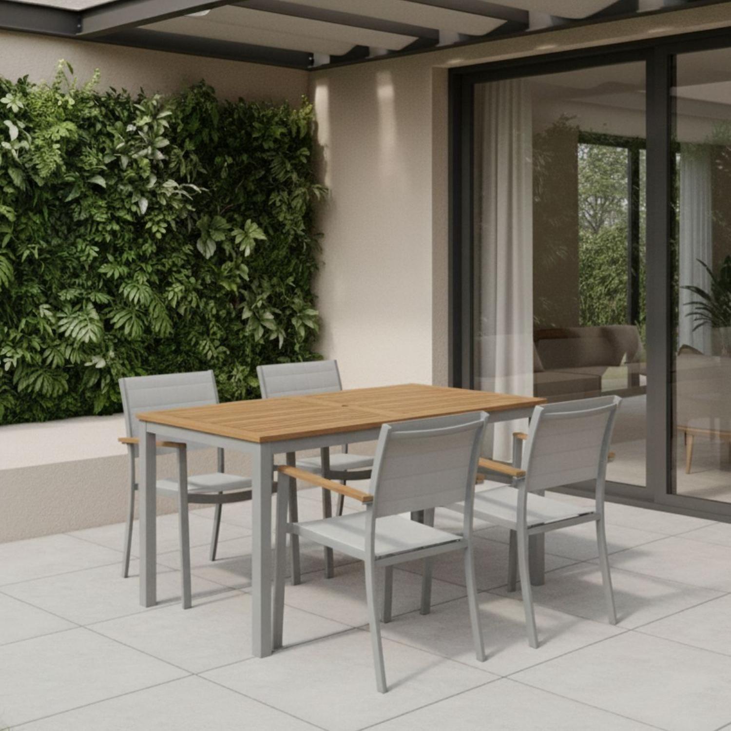 Juego de Terraza Comedor Lynx 140x80cm Midtown-1