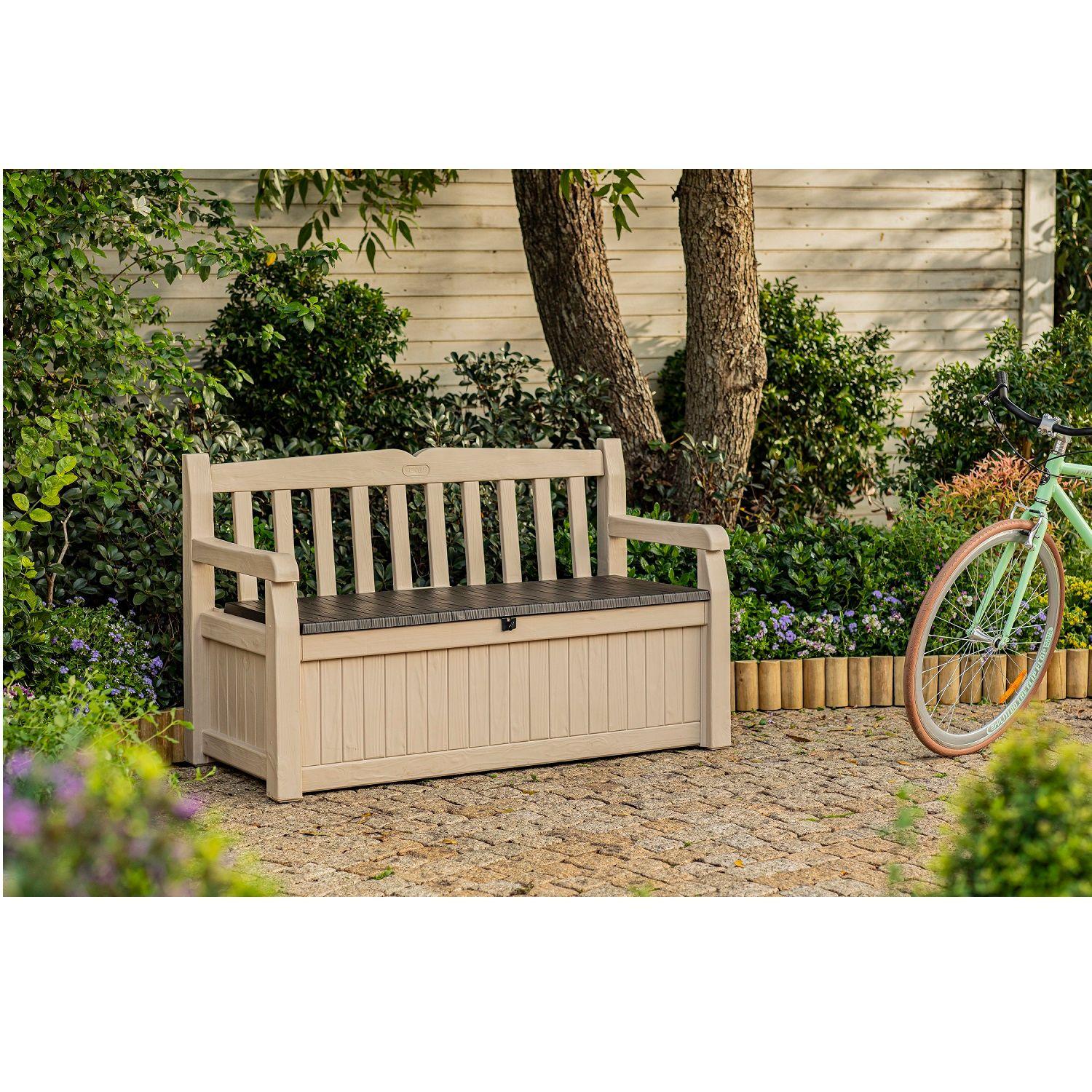 Banco Para Jardín Con Almacenamiento Eden Bench-12