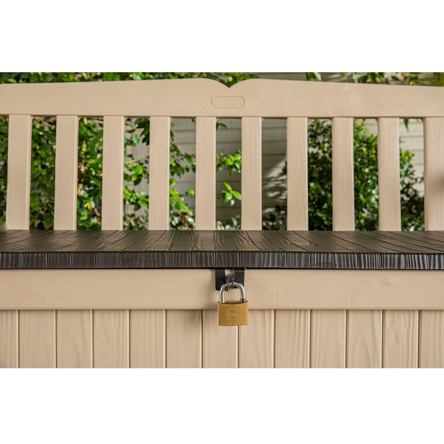Banco Para Jardín Con Almacenamiento Eden Bench-11
