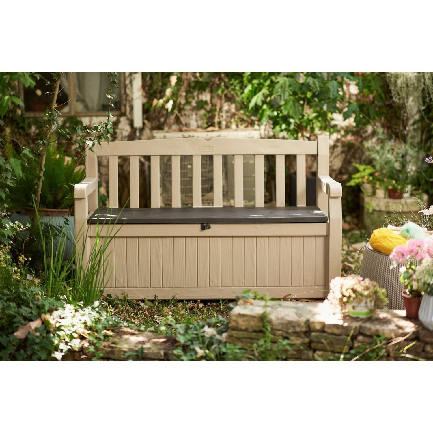 Banco Para Jardín Con Almacenamiento Eden Bench-4