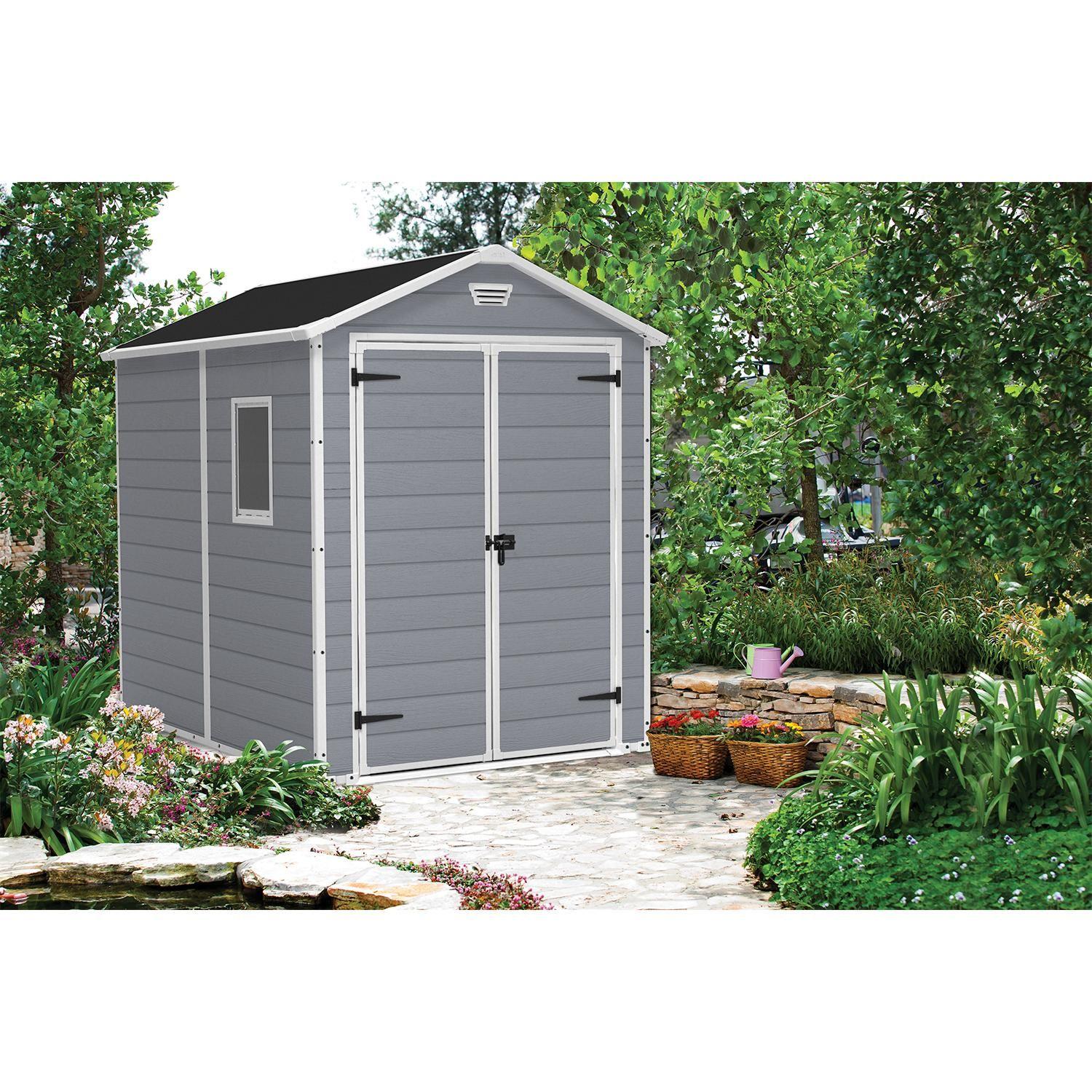 Bodega de Jardín Manor 6x8 Gris Keter-2