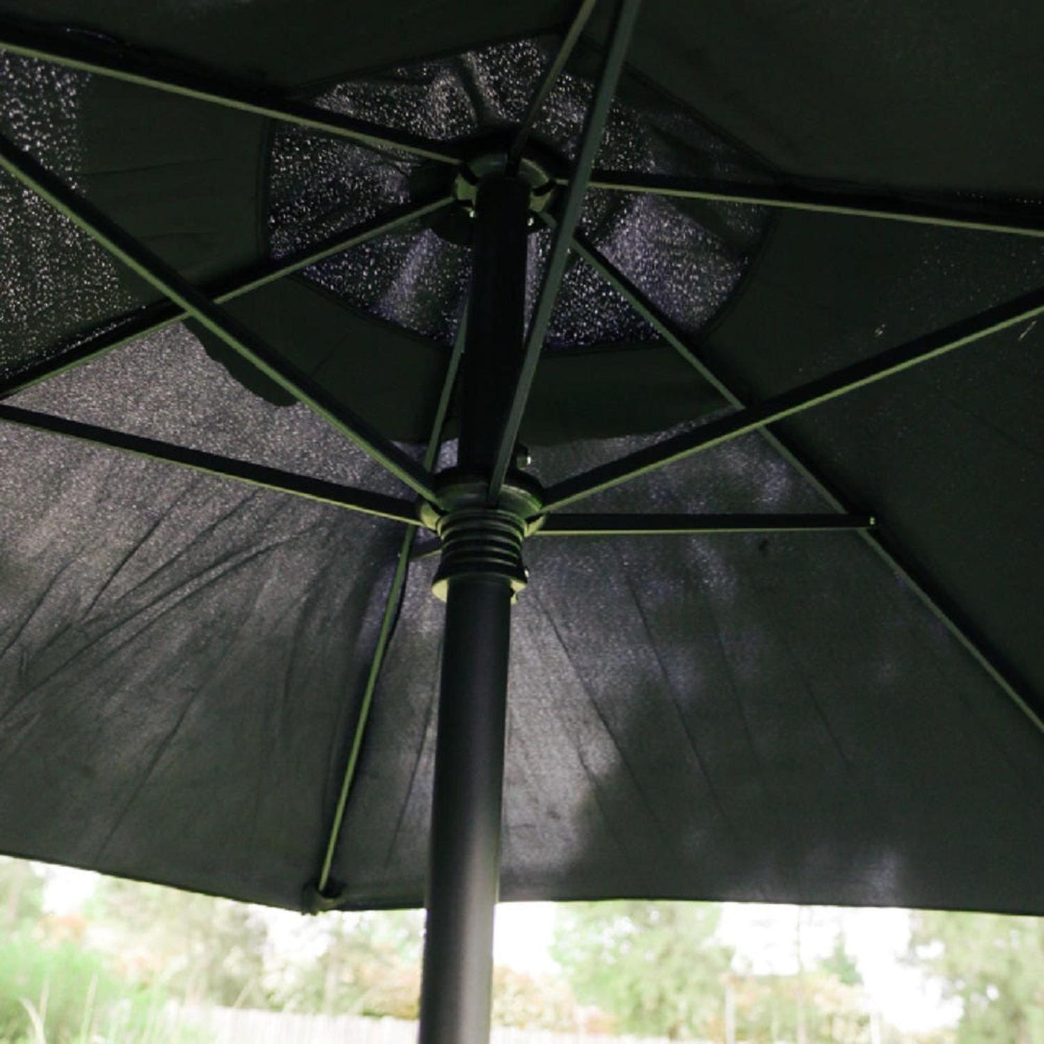 Juego De Terraza Jardín Set 8 Piezas Con Quitasol Midtown-6