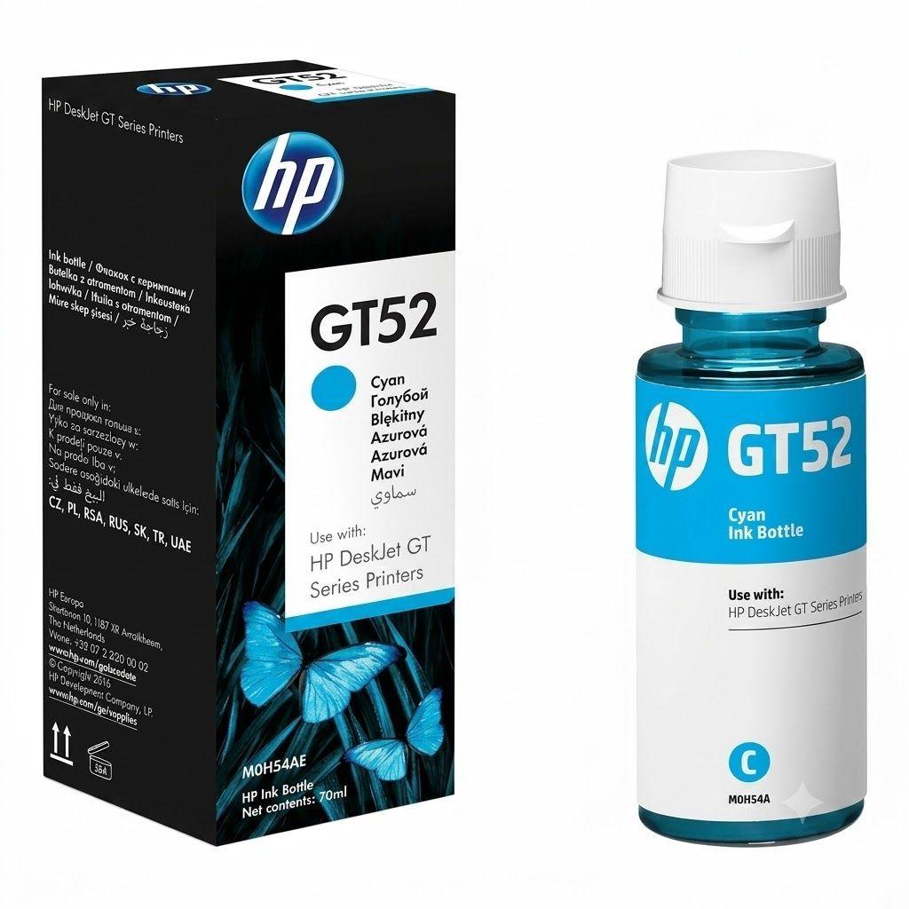 Botella Tinta HP GT52 Cian-1