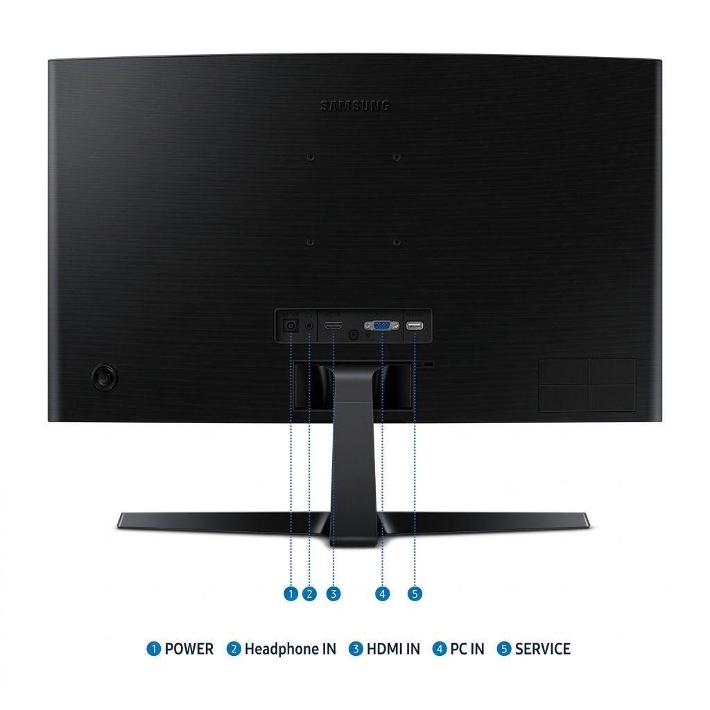 Monitor Curvo Samsung Essential S3 24in 100Hz Full HD VESA-4
