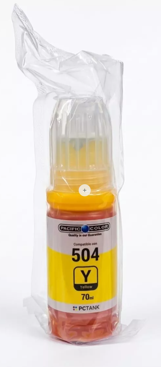 Pack Tintas Compatibles Pacific Color 504 BK C M Y para Epson EcoTank 4 Botellas-4