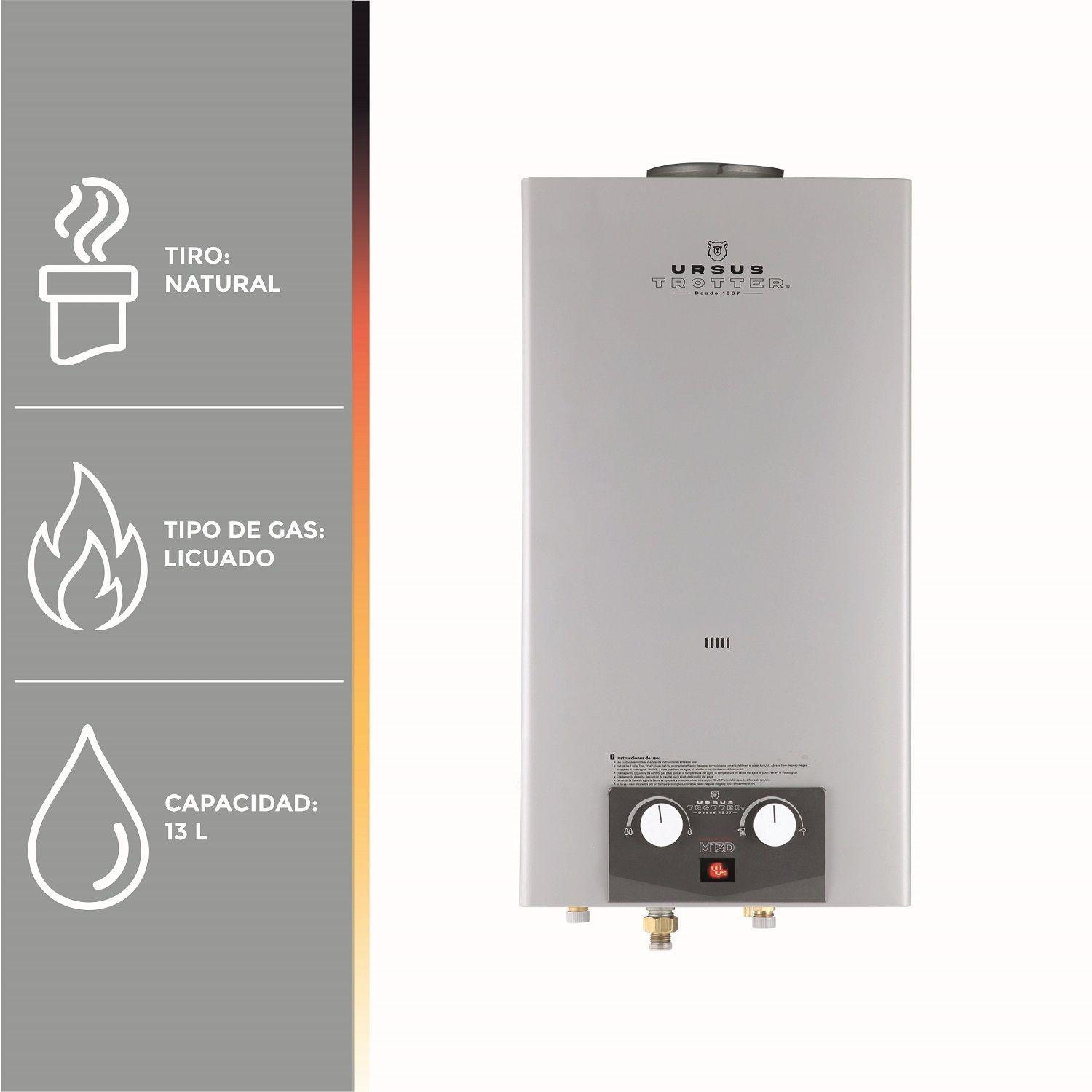 CALEFÓN KOMFORTEK UT M13-LITROS GAS LICUADO-9