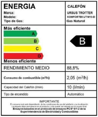 CALEFÓN KOMFORTEK UT M10-LITROS GAS NATURAL-5
