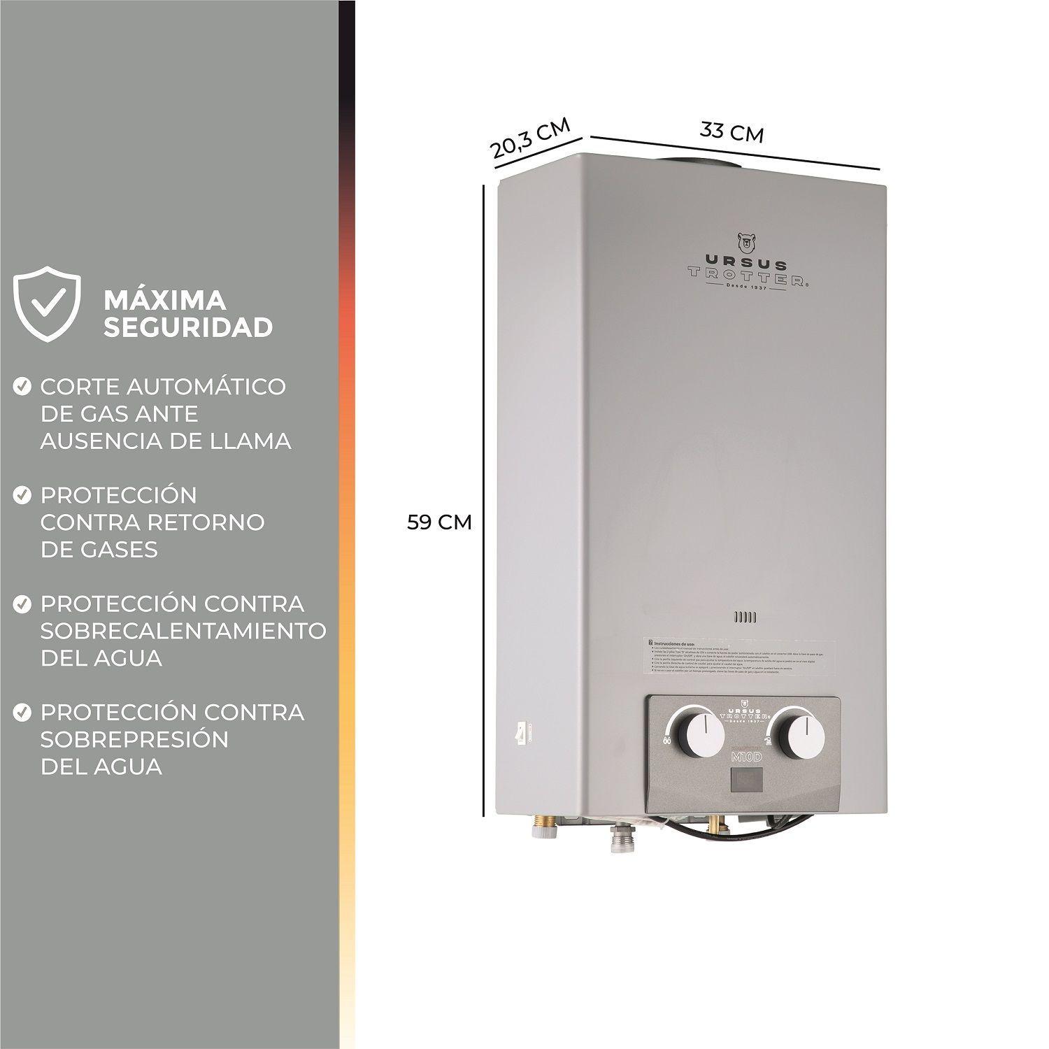 CALEFÓN KOMFORTEK UT M10-LITROS GAS NATURAL-6