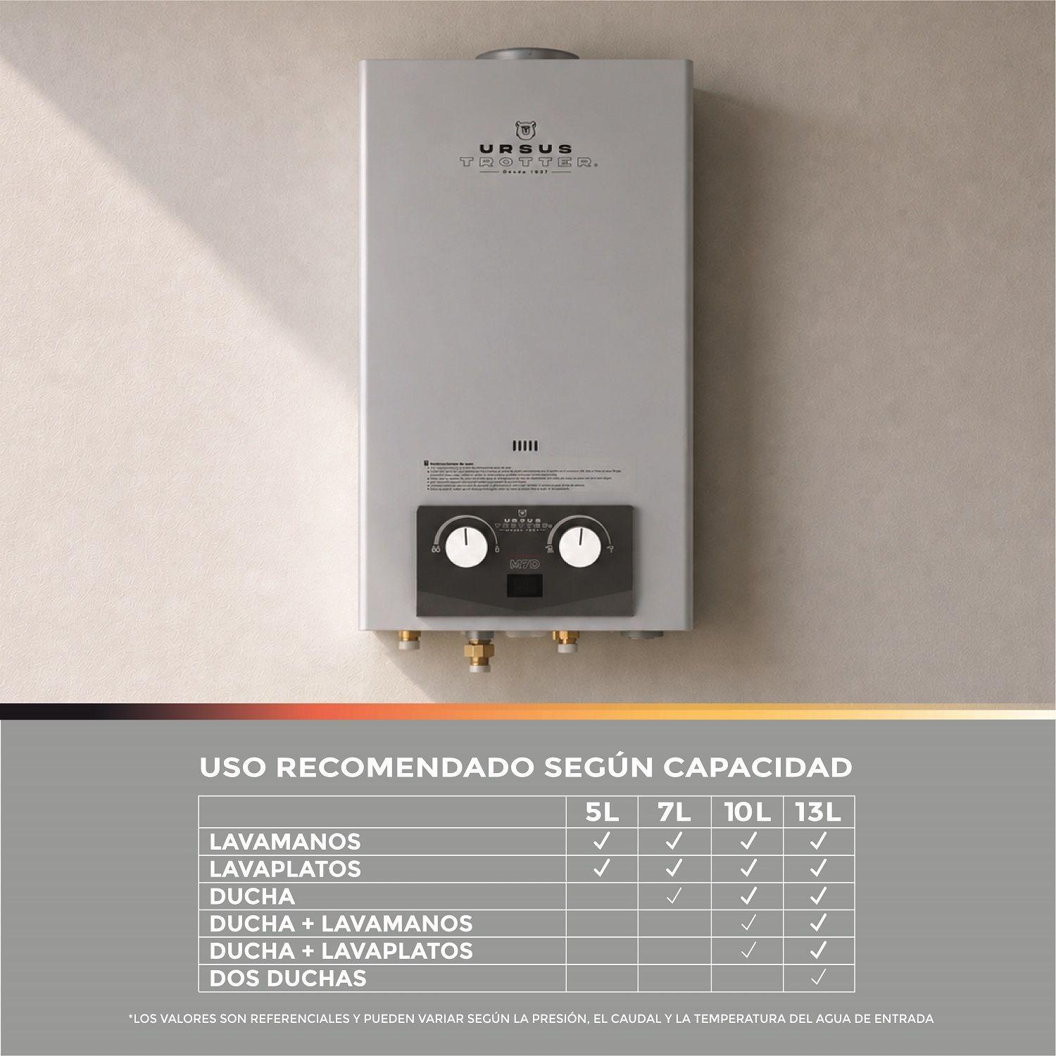 CALEFÓN KOMFORTEK UT M10-LITROS GAS LICUADO-7