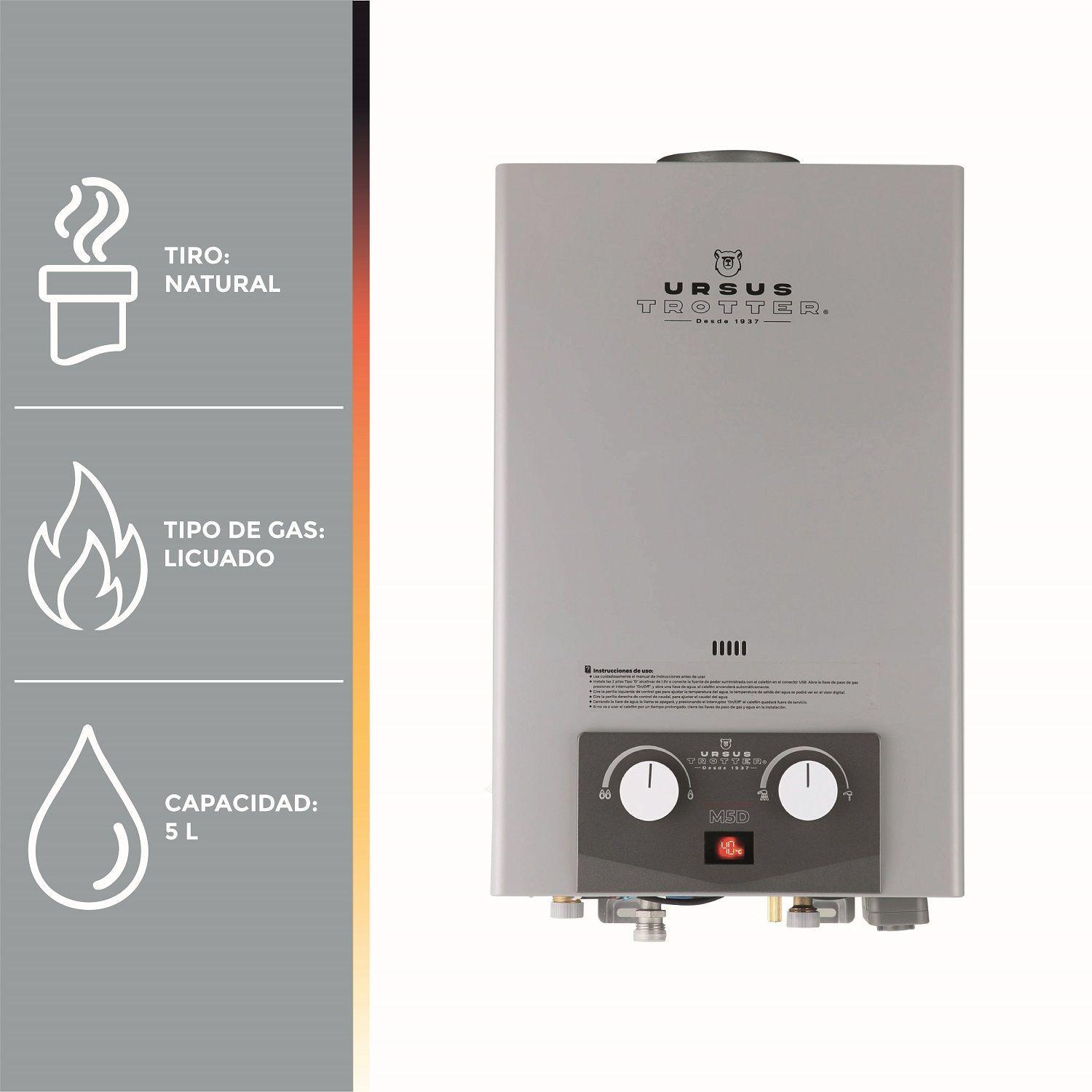 CALEFÓN KOMFORTEK UT M5-LITROS GAS LICUADO-2