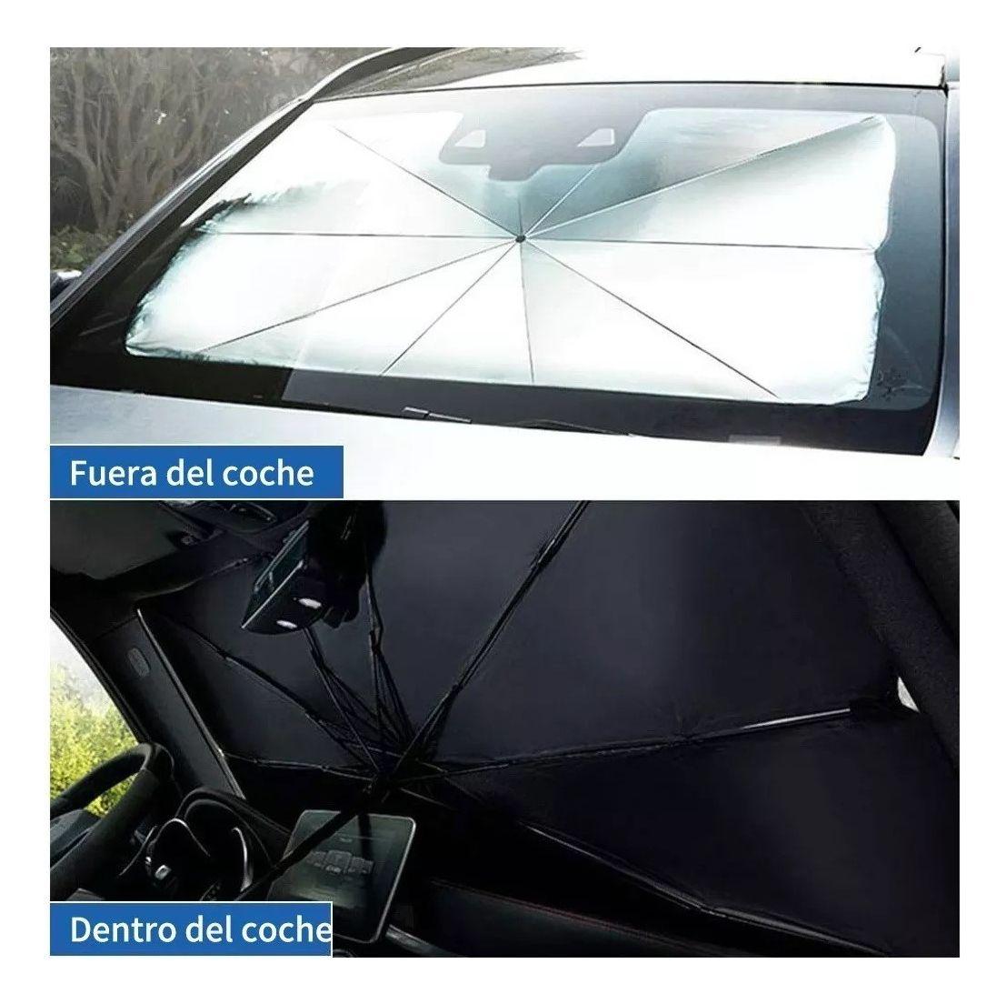Quitasol Parasol Parabrisas De Auto Tipo Sombrilla Cubre Sol-3