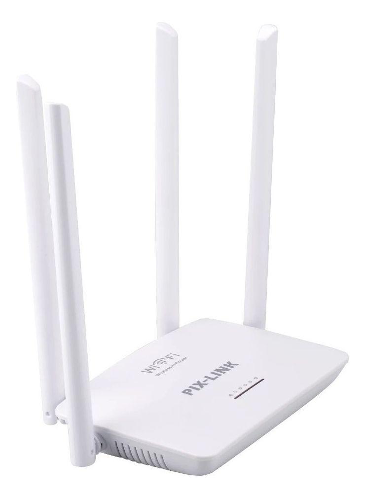 Router Repetidor Pix-link Lv-wr08 300mps 4 Antenas 2.4ghz-0