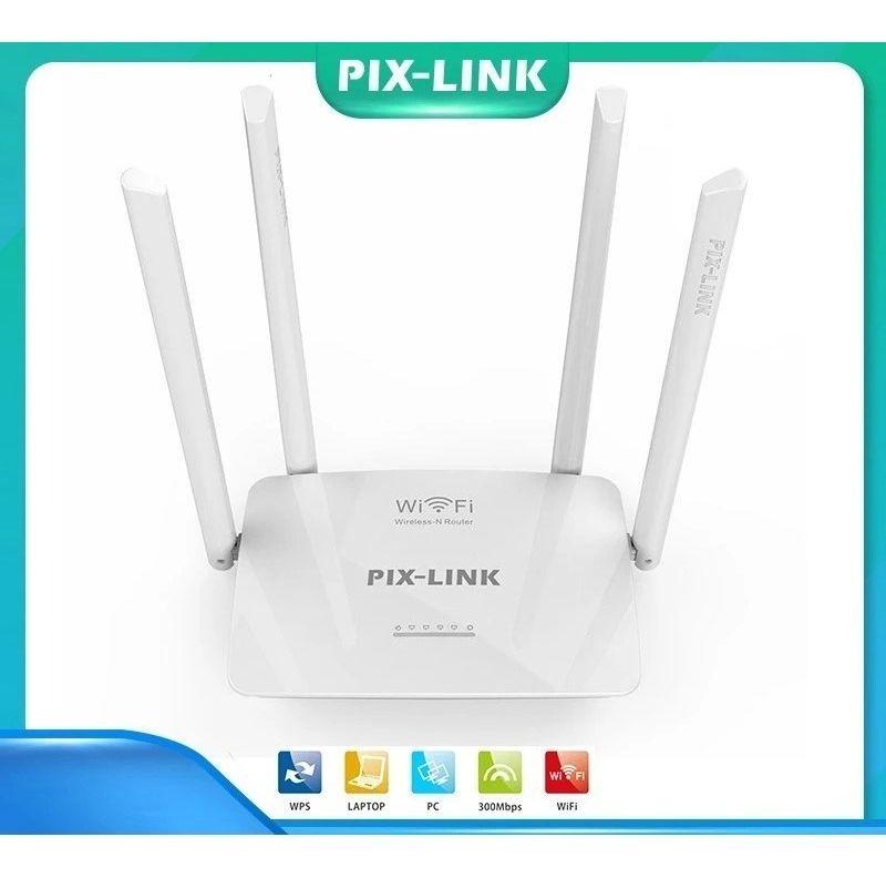 Router Repetidor Pix-link Lv-wr08 300mps 4 Antenas 2.4ghz-1
