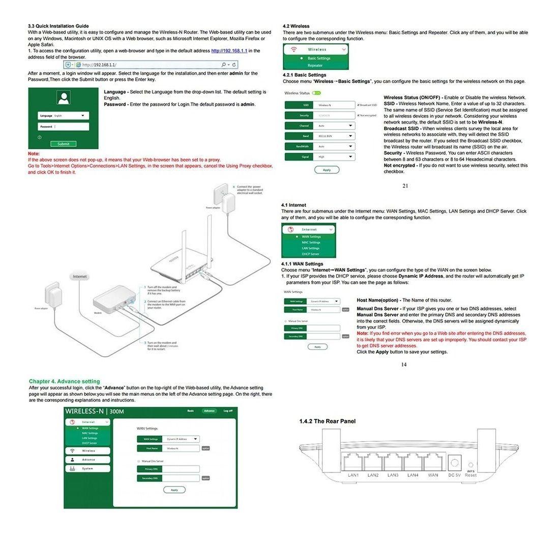Router Repetidor Pix-link Lv-wr08 300mps 4 Antenas 2.4ghz-6