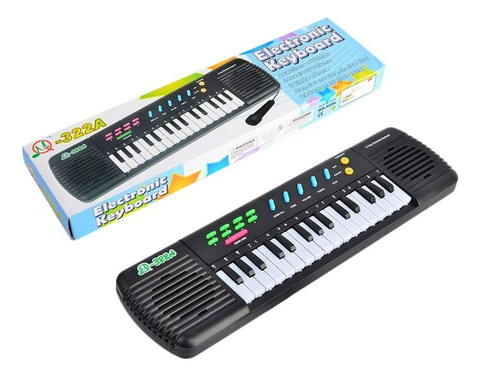 Organo Musical Infantil Piano Para Niños Microfono 32 Teclas-3